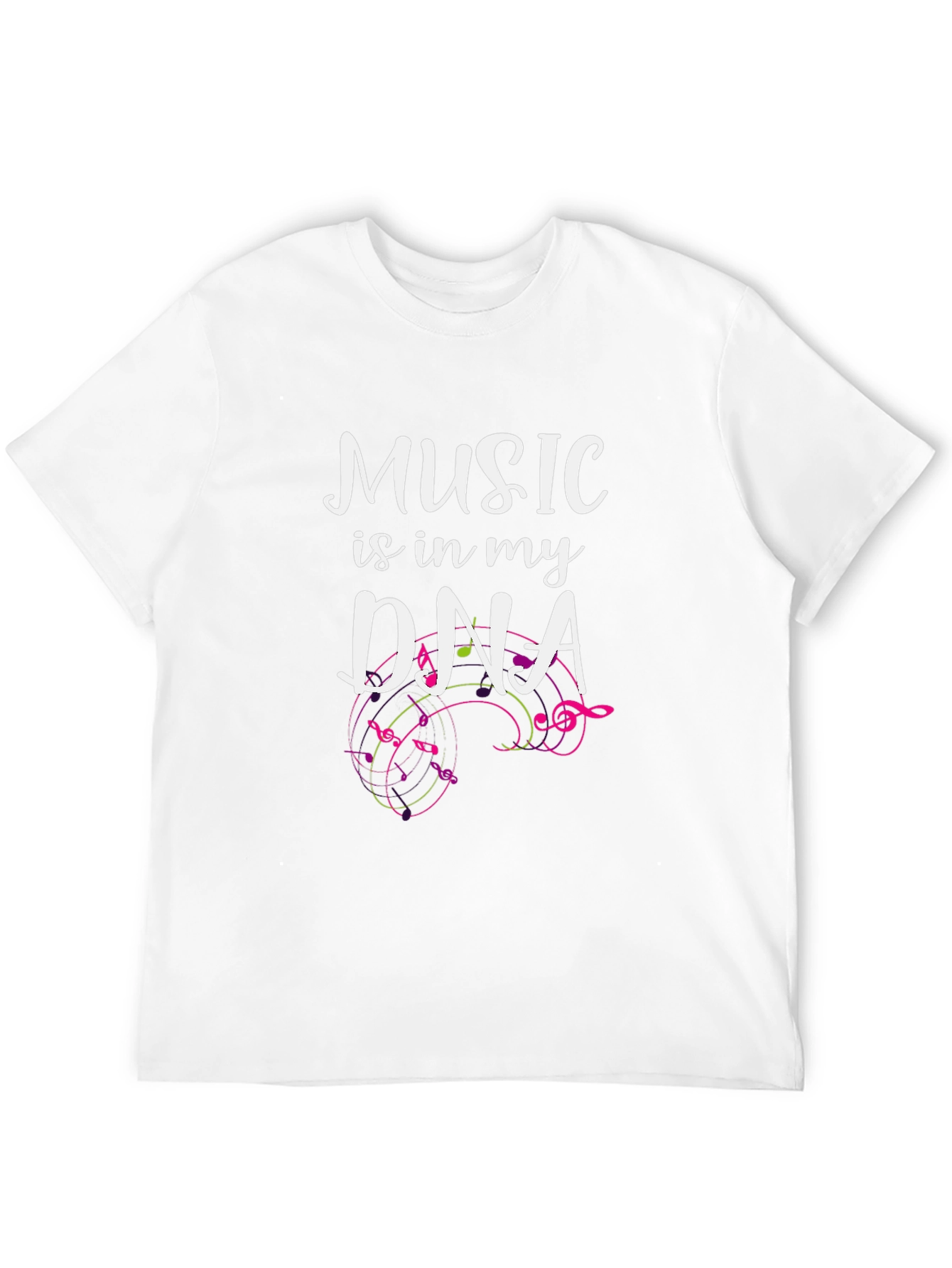 Music is in My DNA Black T-Shirt