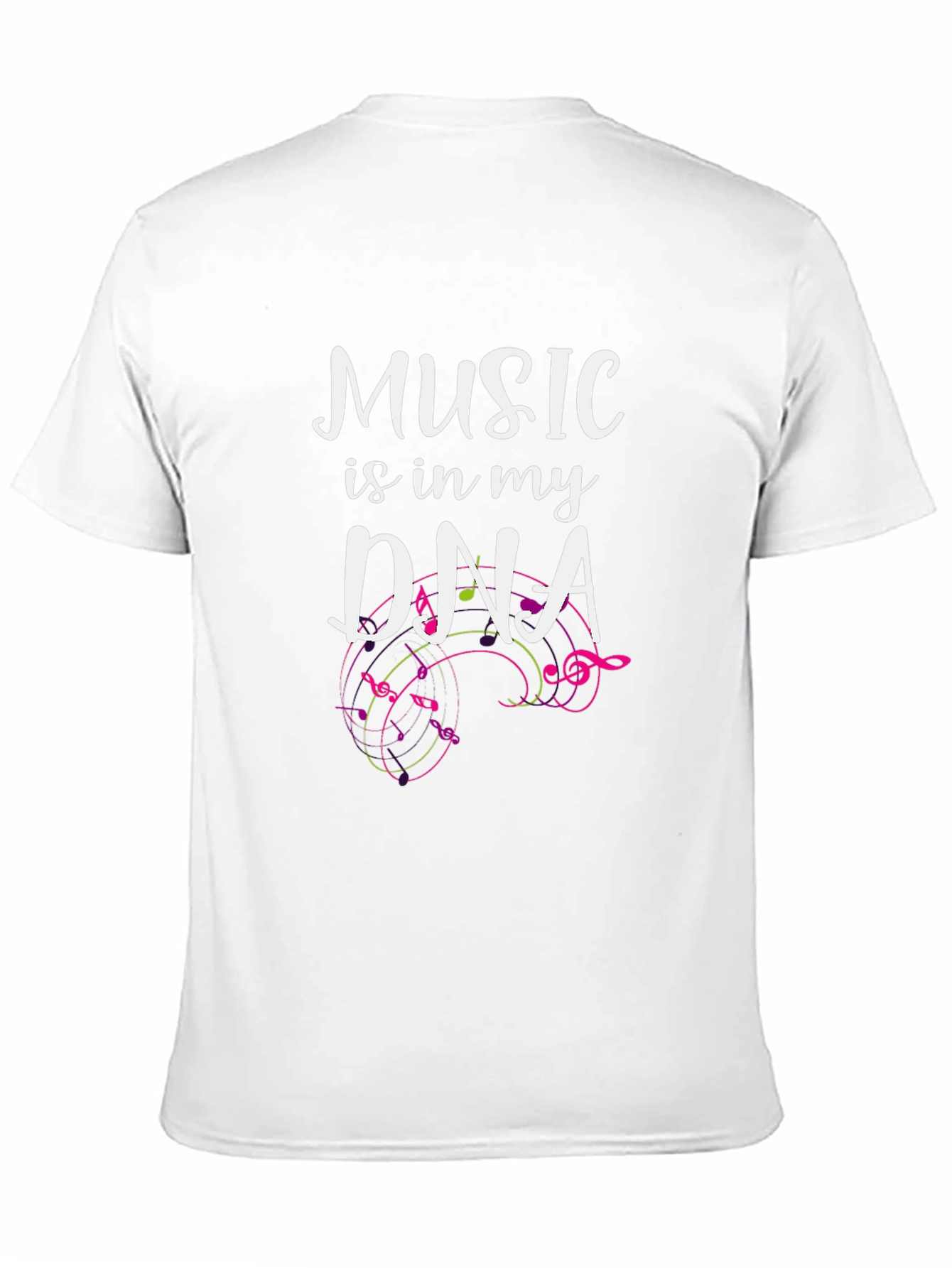 Music is in My DNA Black T-Shirt