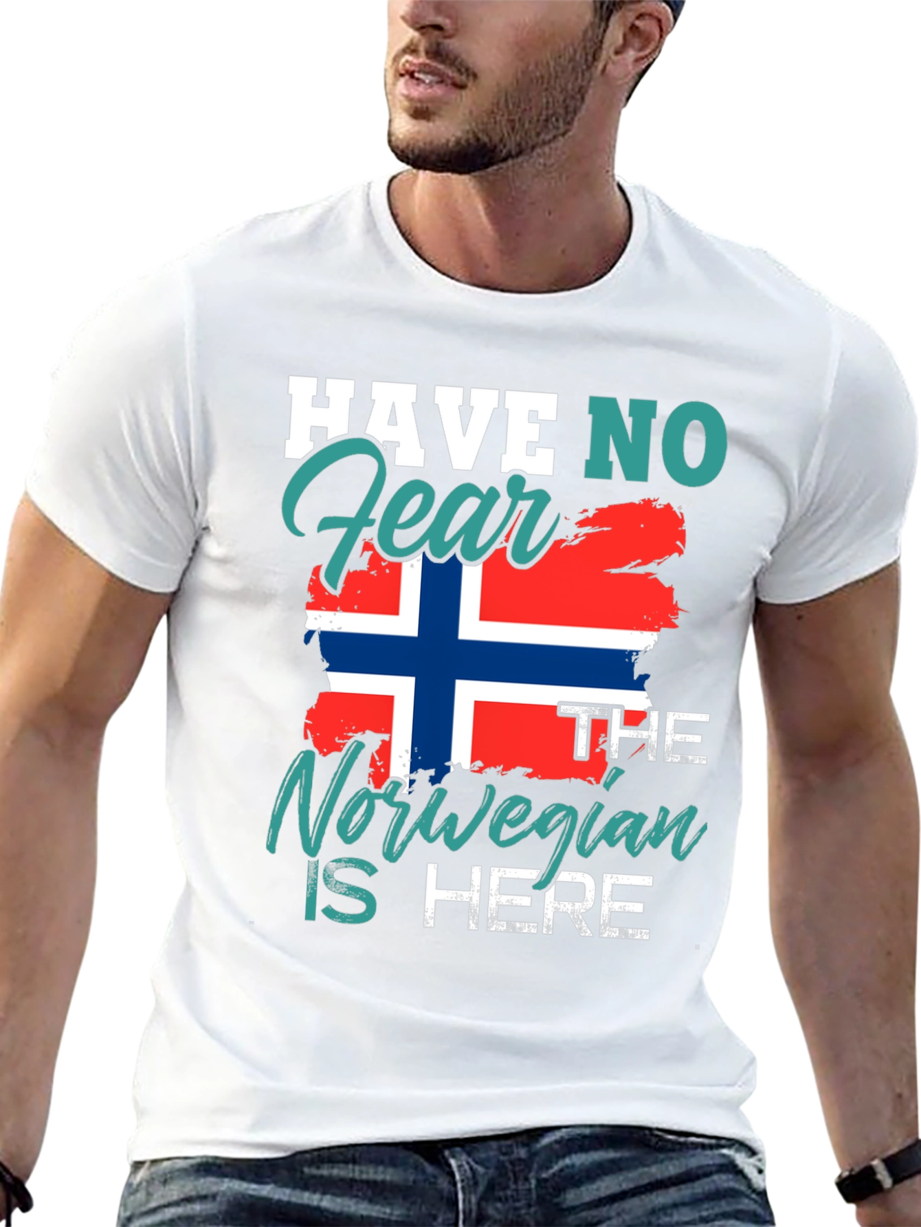 Have No Fear Norwegian Is Here Black T-Shirt