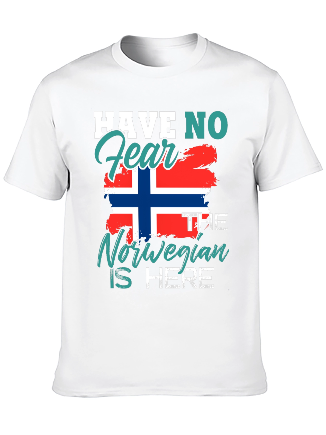 Have No Fear Norwegian Is Here Black T-Shirt