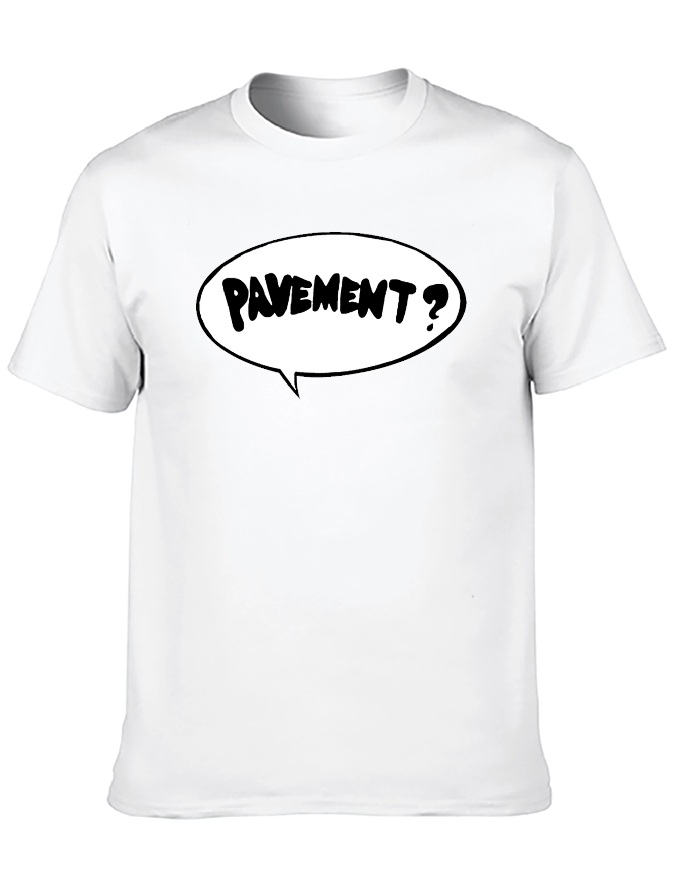 Pavement? Graphic T-Shirt - Mens Black Tee