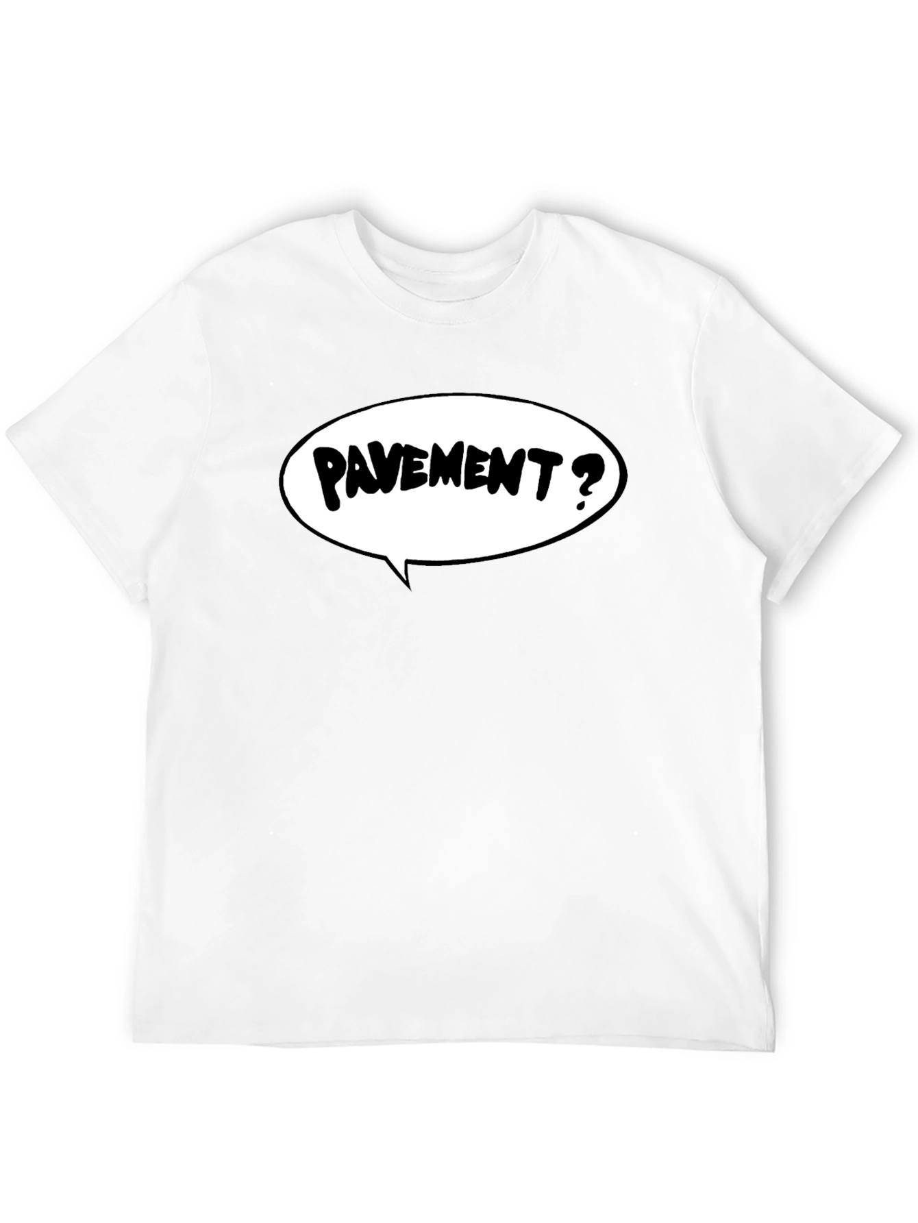 Pavement? Graphic T-Shirt - Mens Black Tee