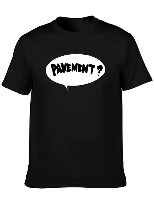 Pavement? Graphic T-Shirt - Mens Black Tee
