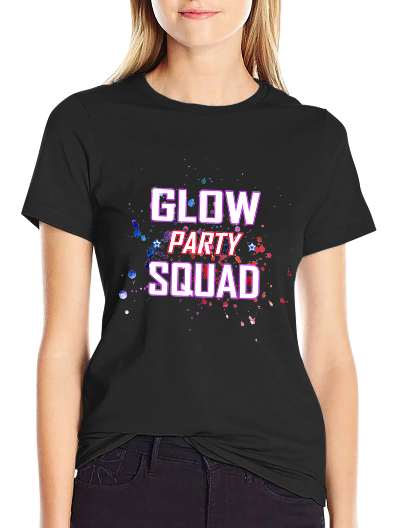 Glow Party Squad Graphic Tee