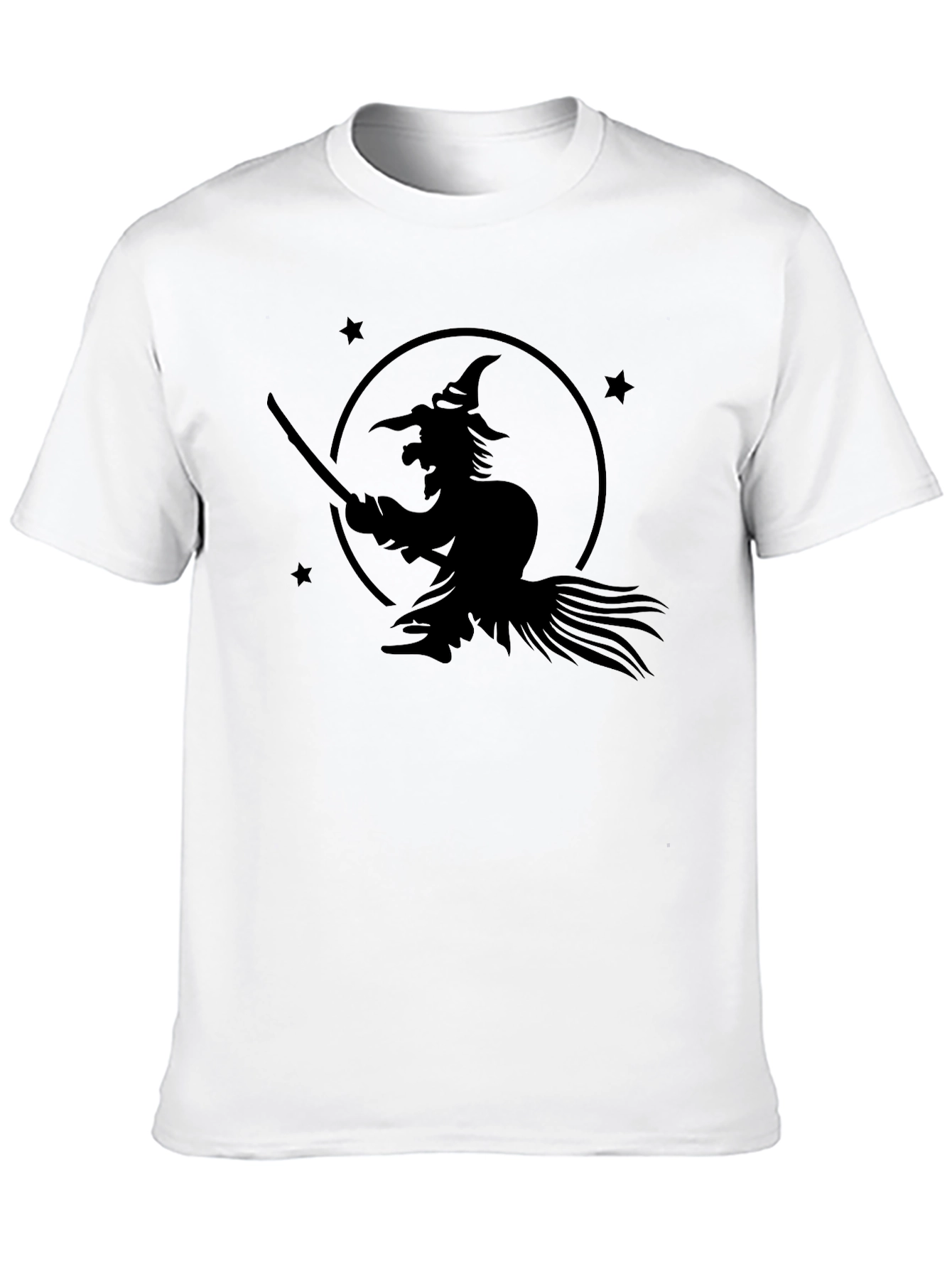 Witch Silhouette T-Shirt - Halloween Graphic Tee