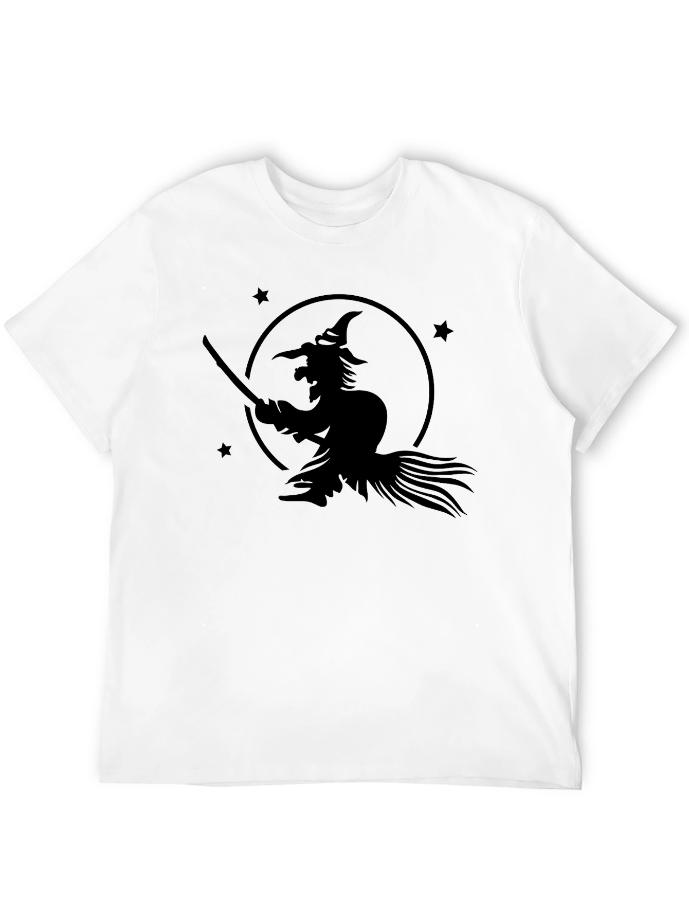 Witch Silhouette T-Shirt - Halloween Graphic Tee
