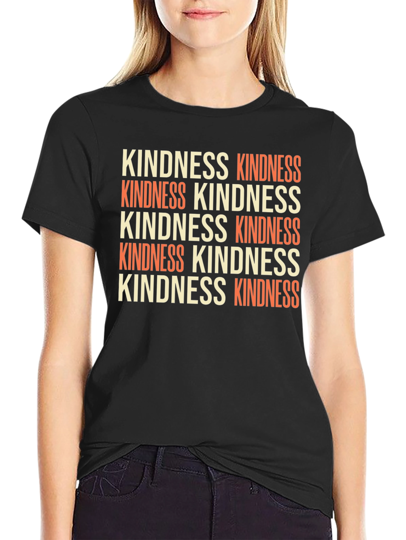 Kindness Graphic Tee - Retro Style