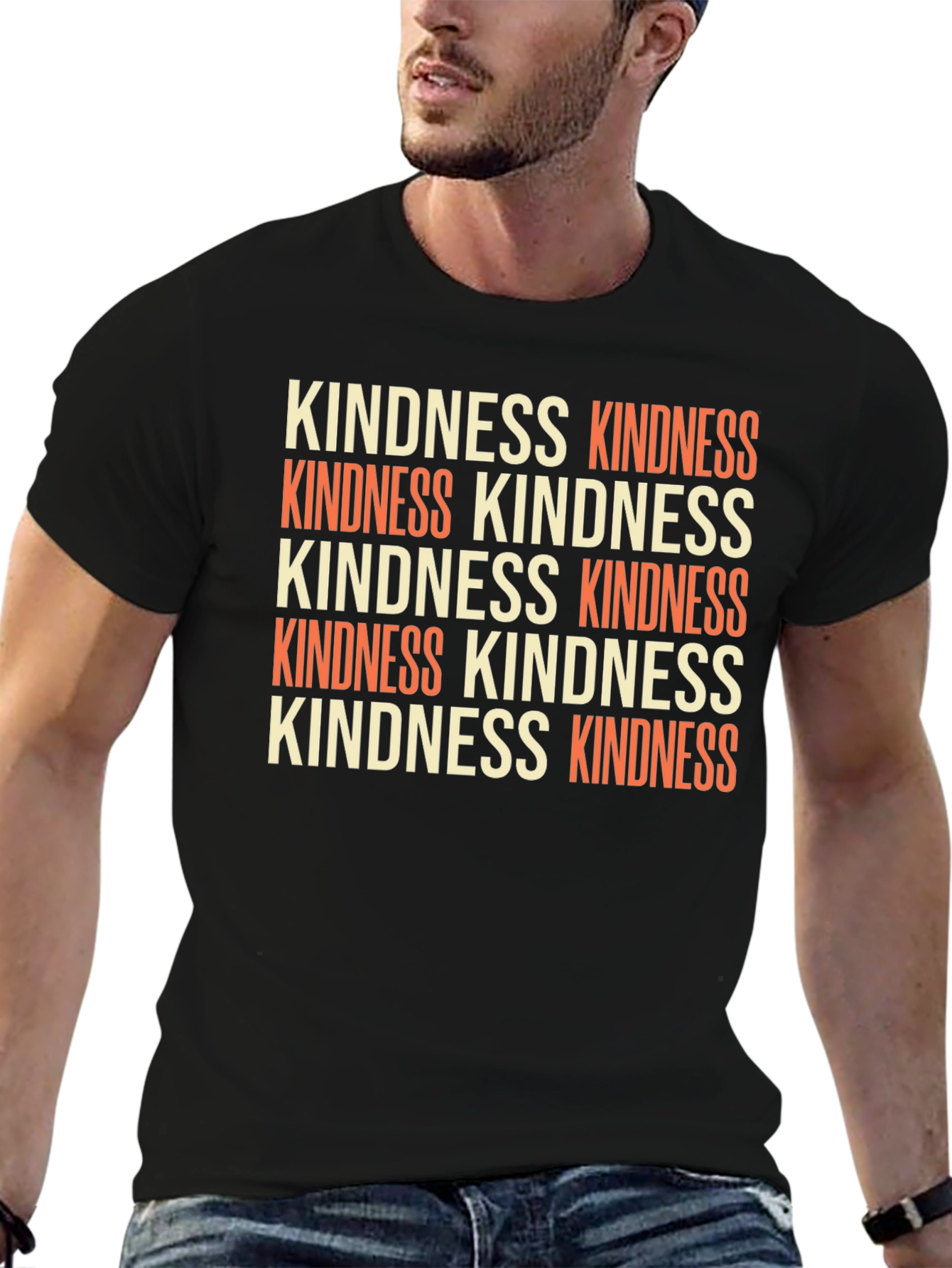 Kindness Graphic Tee - Retro Style