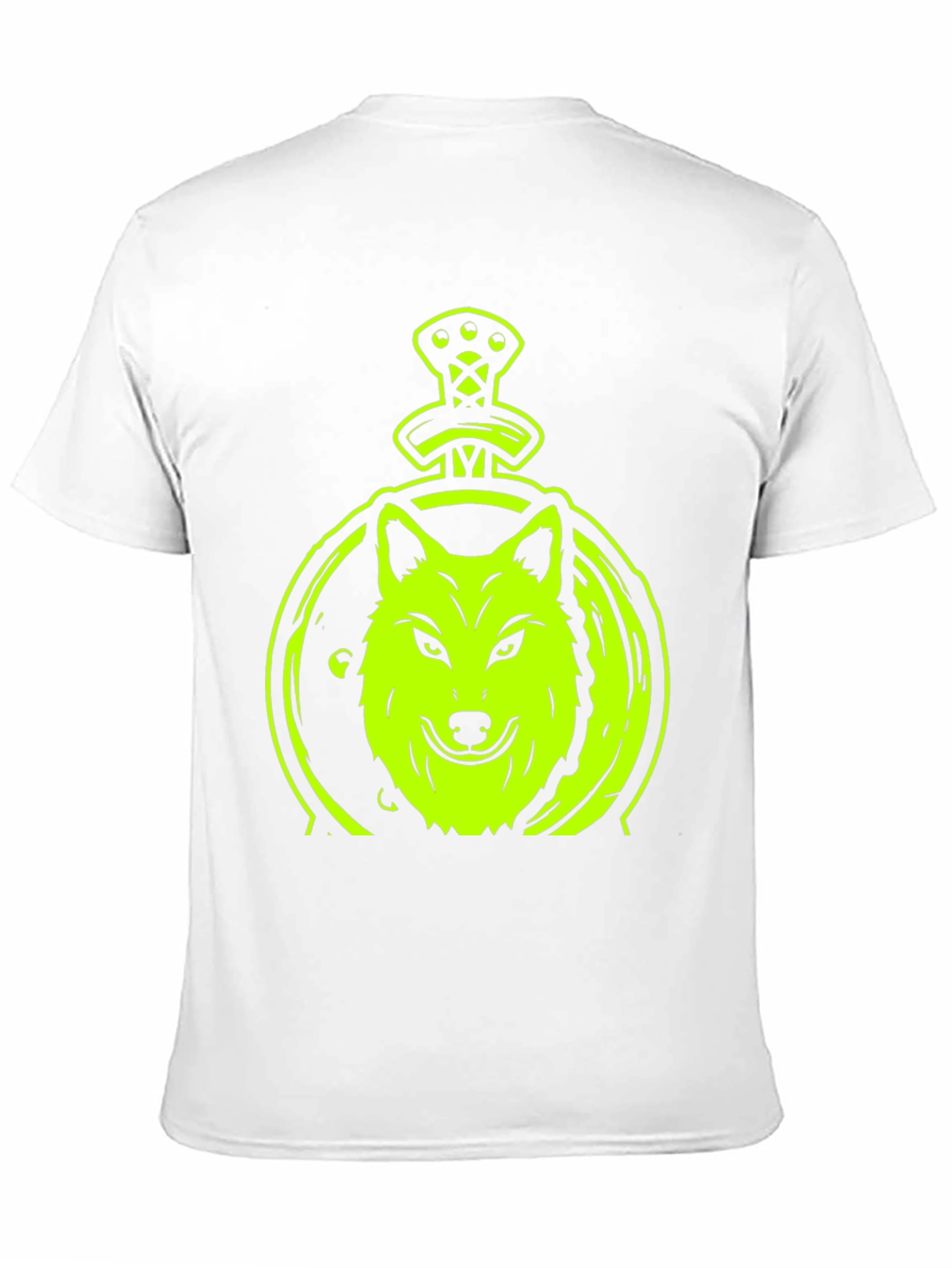 Wolf Sword Graphic T-Shirt - Black