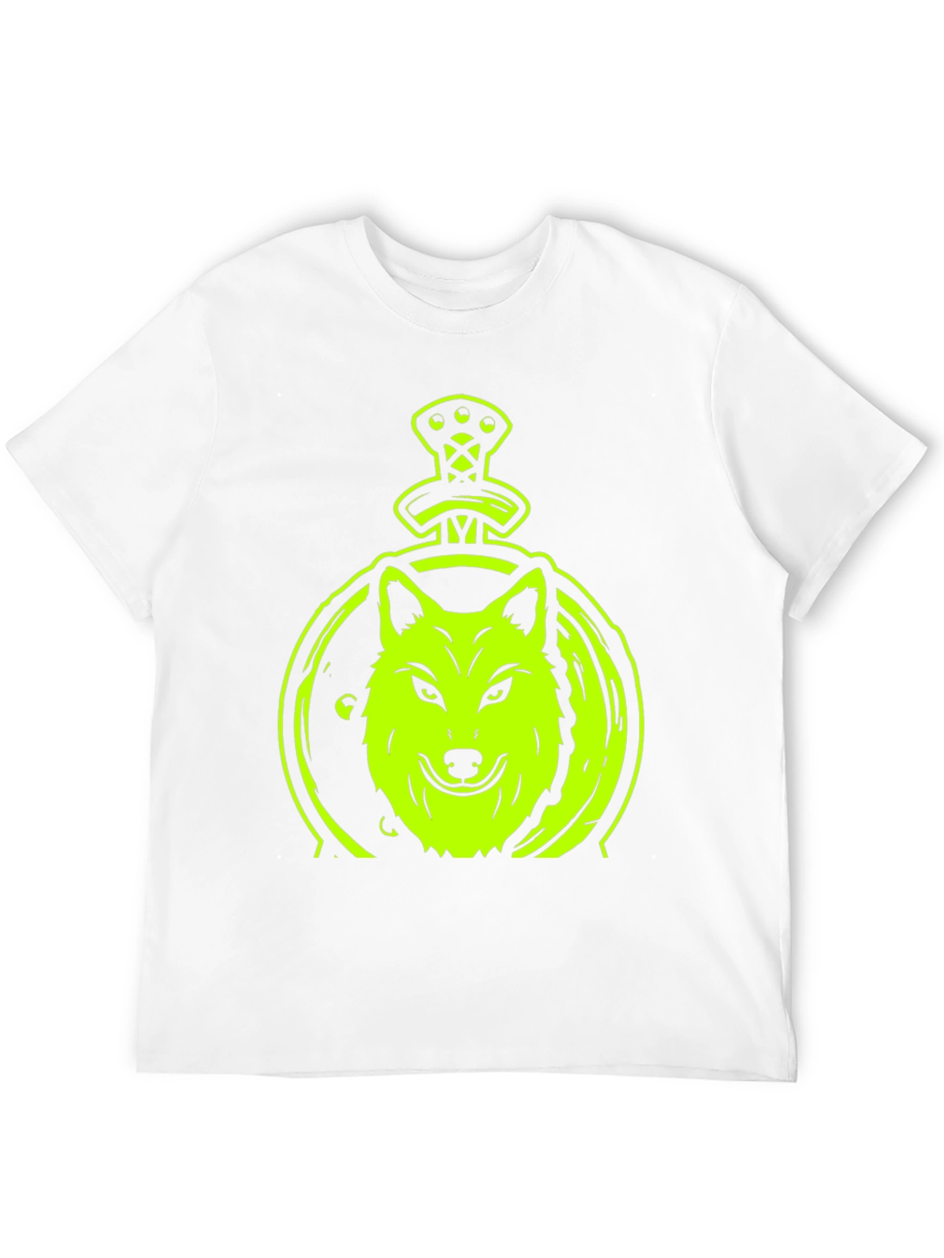 Wolf Sword Graphic T-Shirt - Black