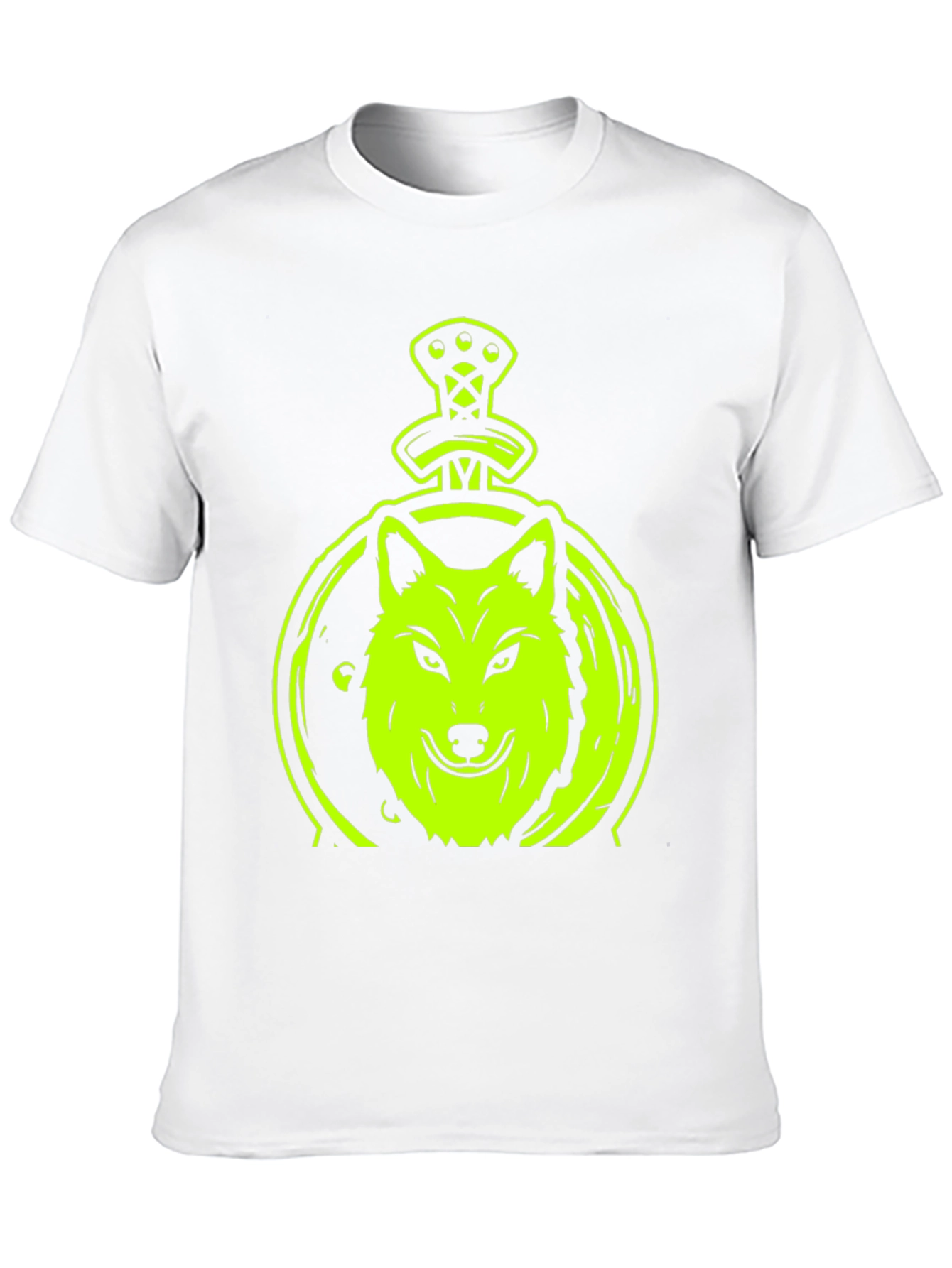 Wolf Sword Graphic T-Shirt - Black