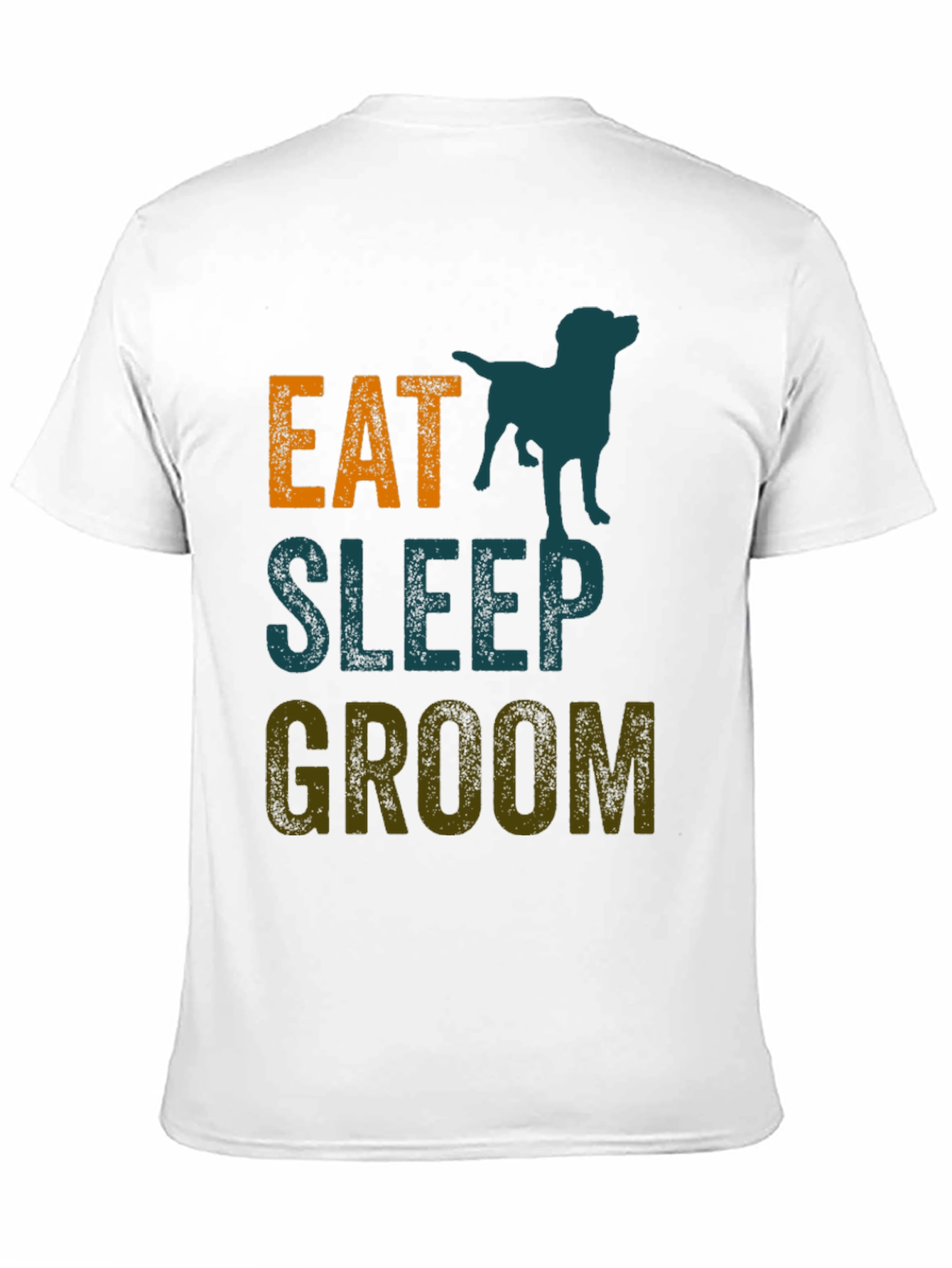 Eat Sleep Groom Dog T-Shirt - Pet Lover Tee