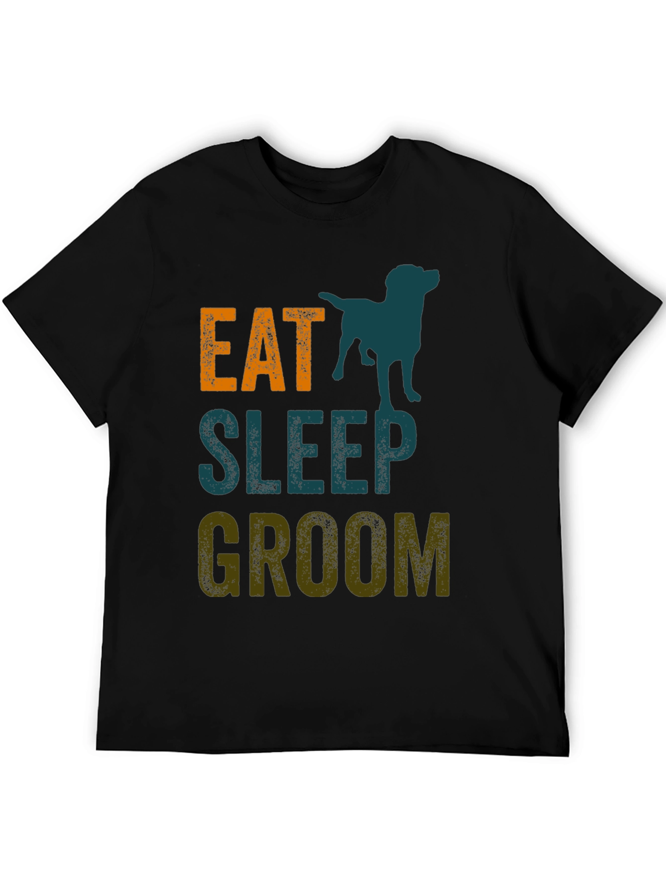 Eat Sleep Groom Dog T-Shirt - Pet Lover Tee