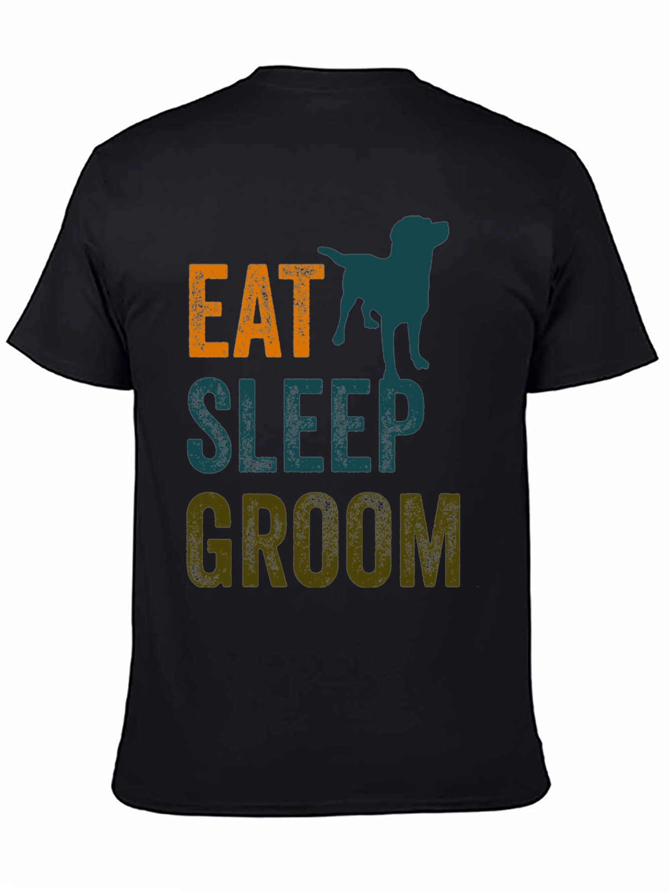 Eat Sleep Groom Dog T-Shirt - Pet Lover Tee