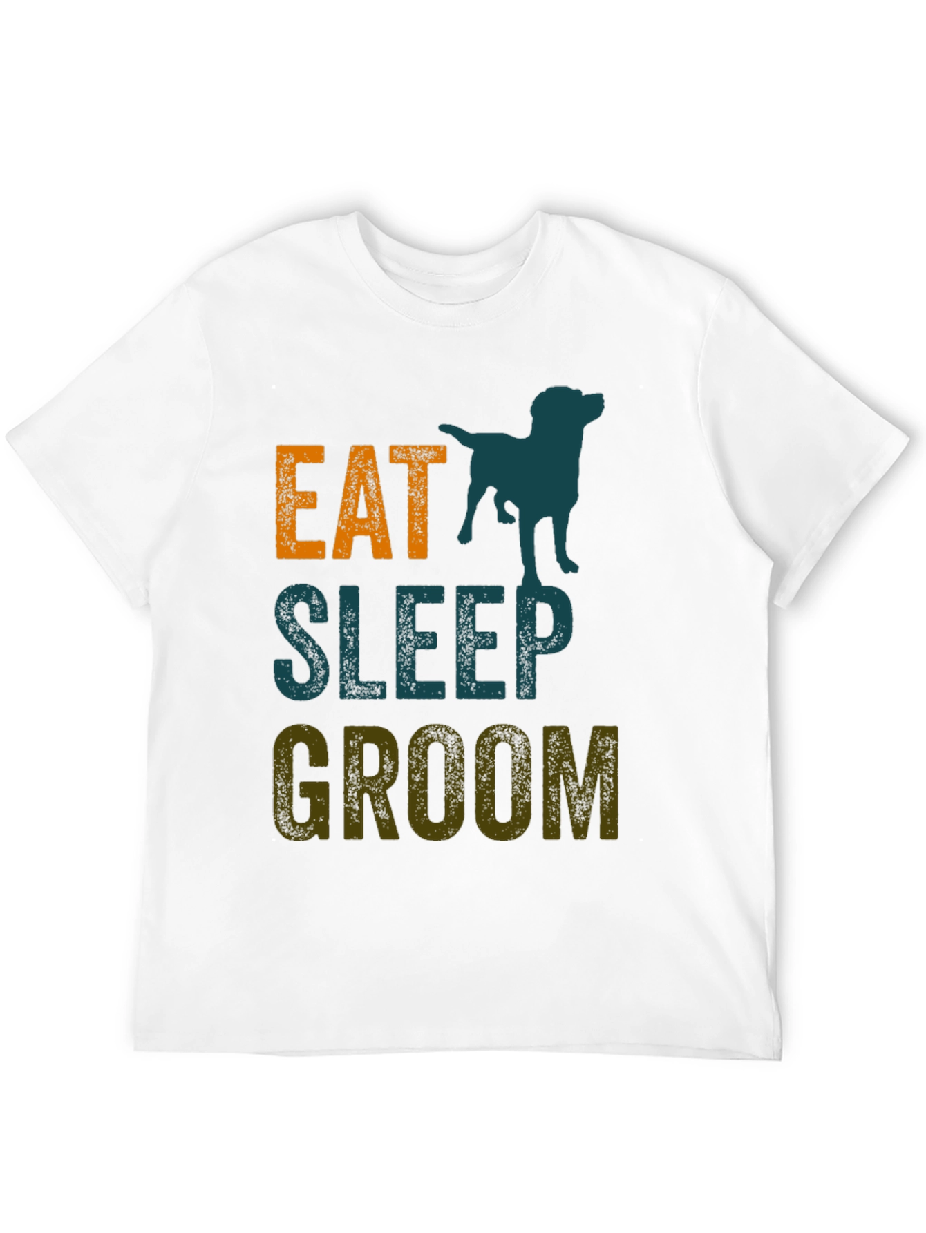 Eat Sleep Groom Dog T-Shirt - Pet Lover Tee