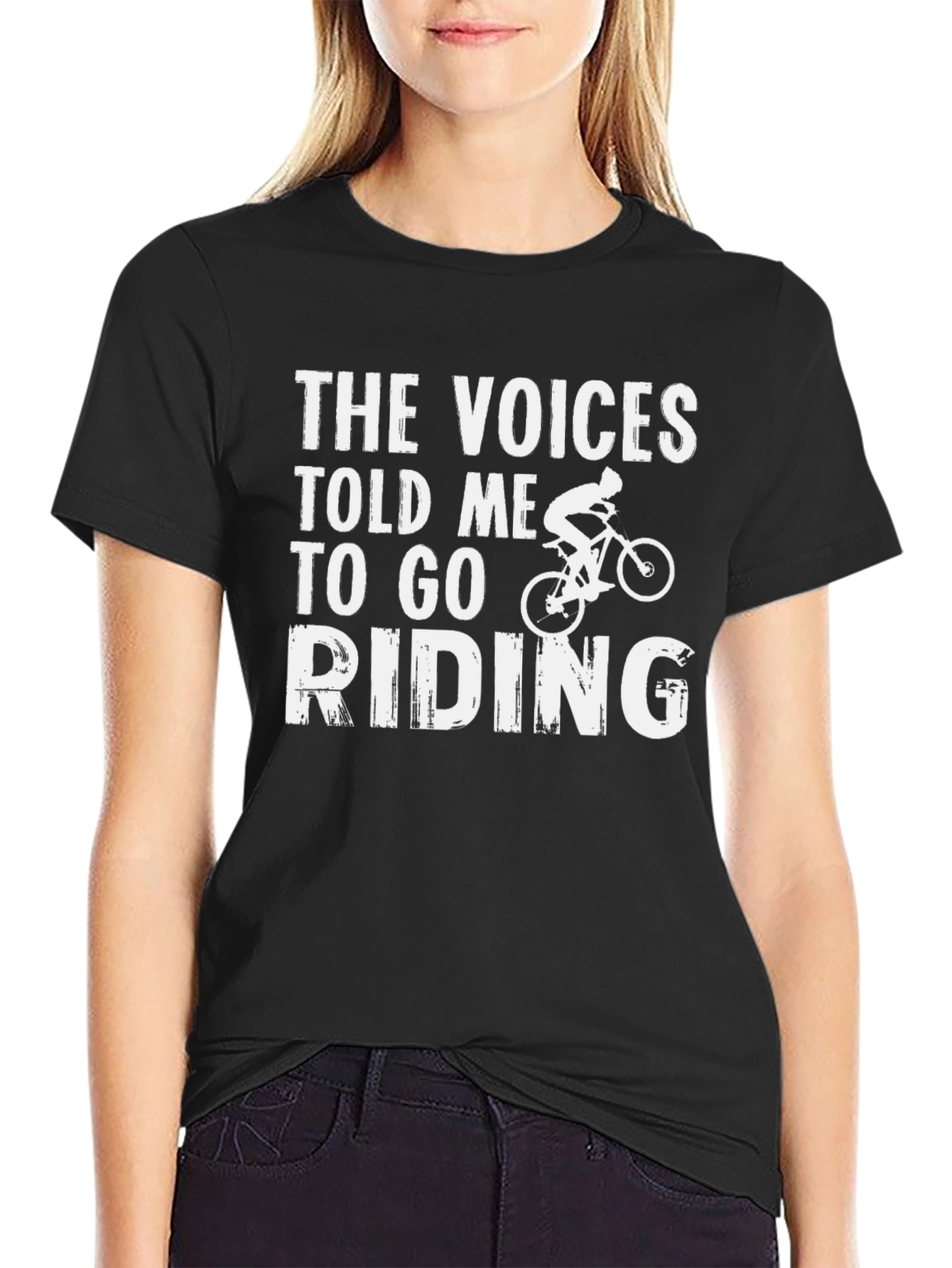 The Voices Told Me To Go Riding T-Shirt