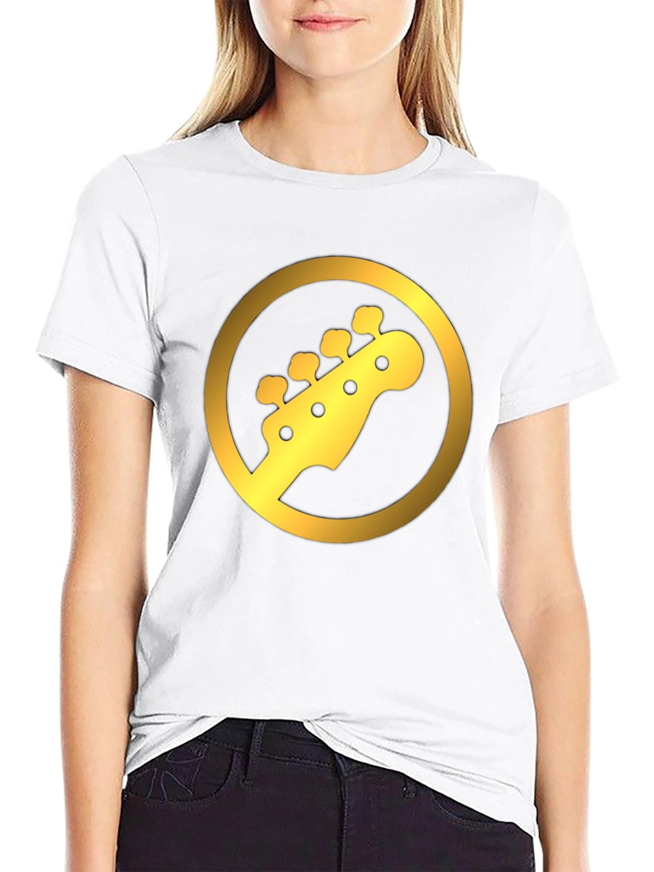 Guitar Headstock Graphic Tee - Stylish Music Lovers Shirt