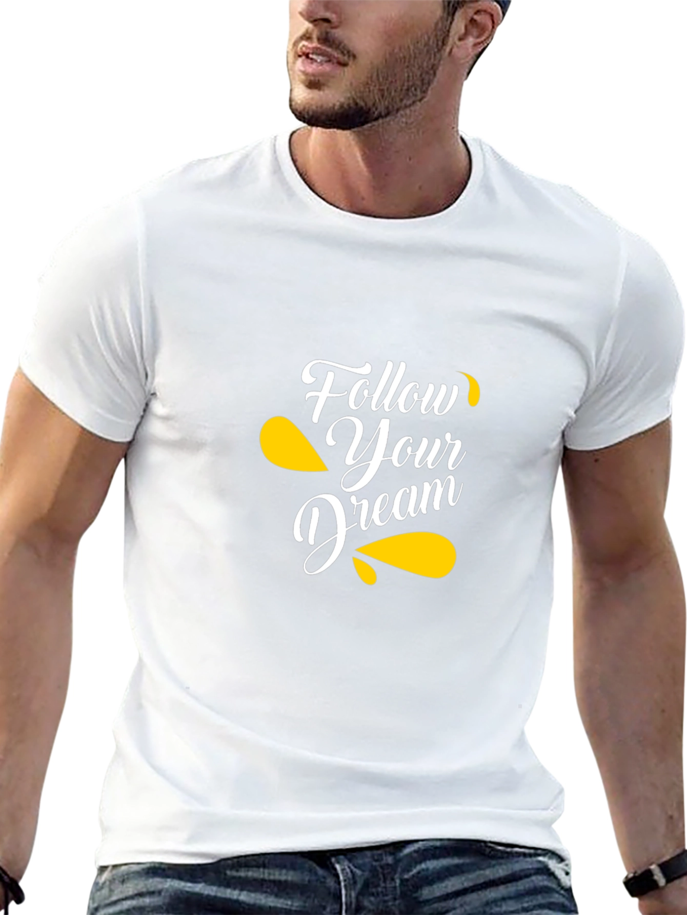 Follow Your Dream T-Shirt - Motivational Black Tee