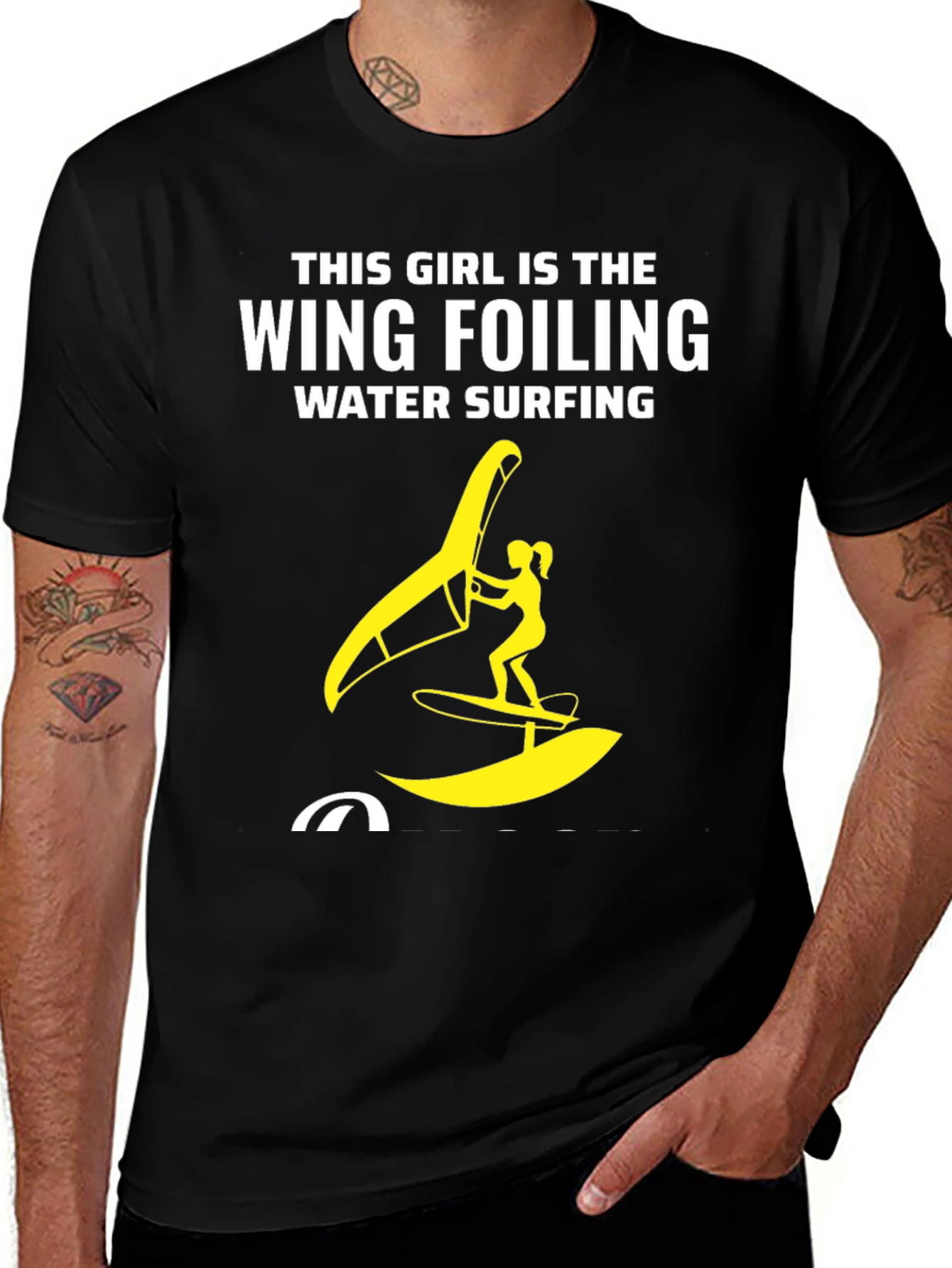 Wing Foiling Water Surfing Graphic Tee