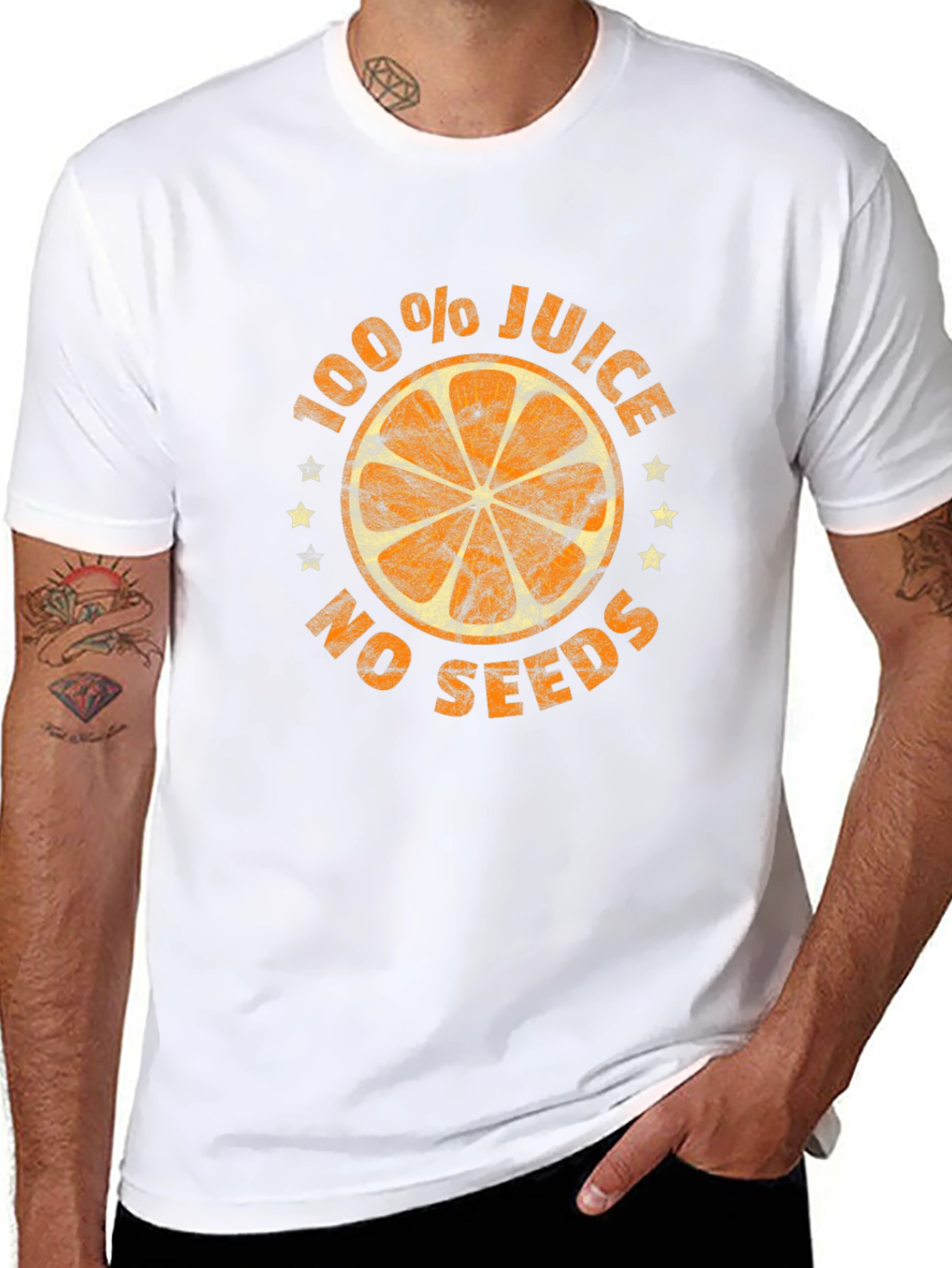 100% Juice No Seeds Graphic T-Shirt