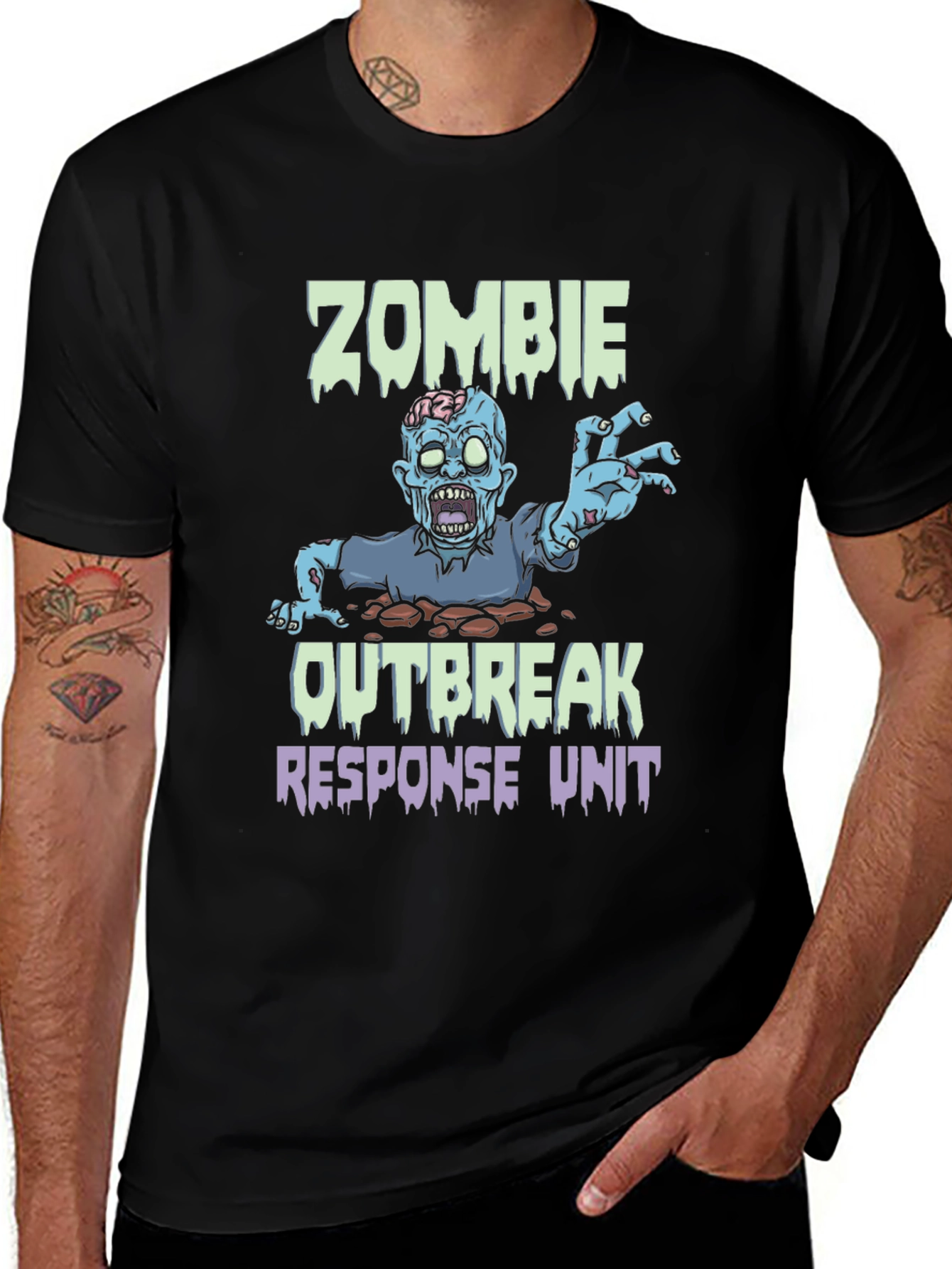 Zombie Outbreak Response Unit Graphic Tee