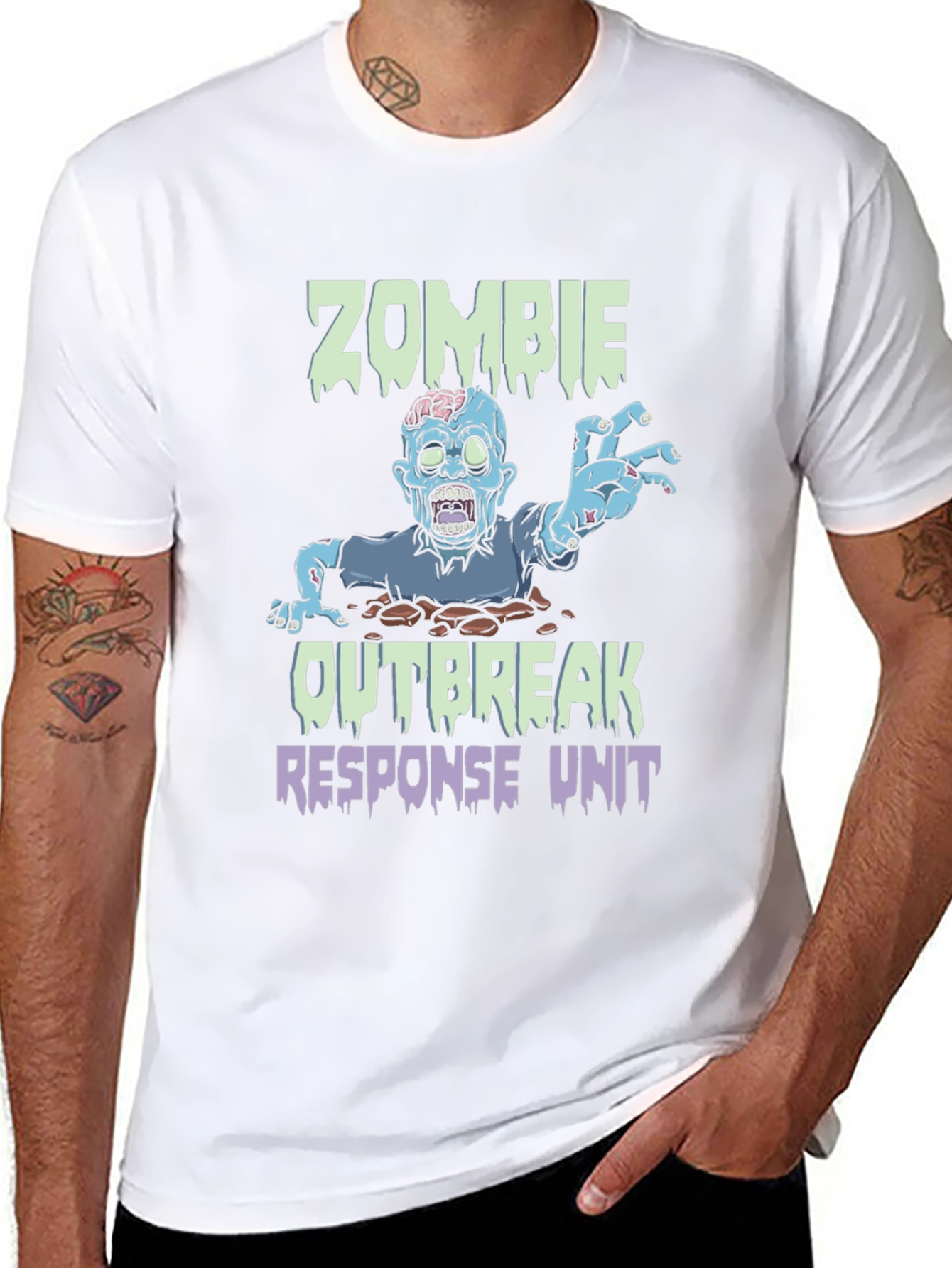 Zombie Outbreak Response Unit Graphic Tee