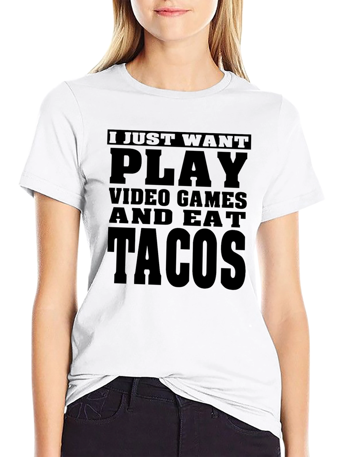 Play Video Games & Eat Tacos T-Shirt