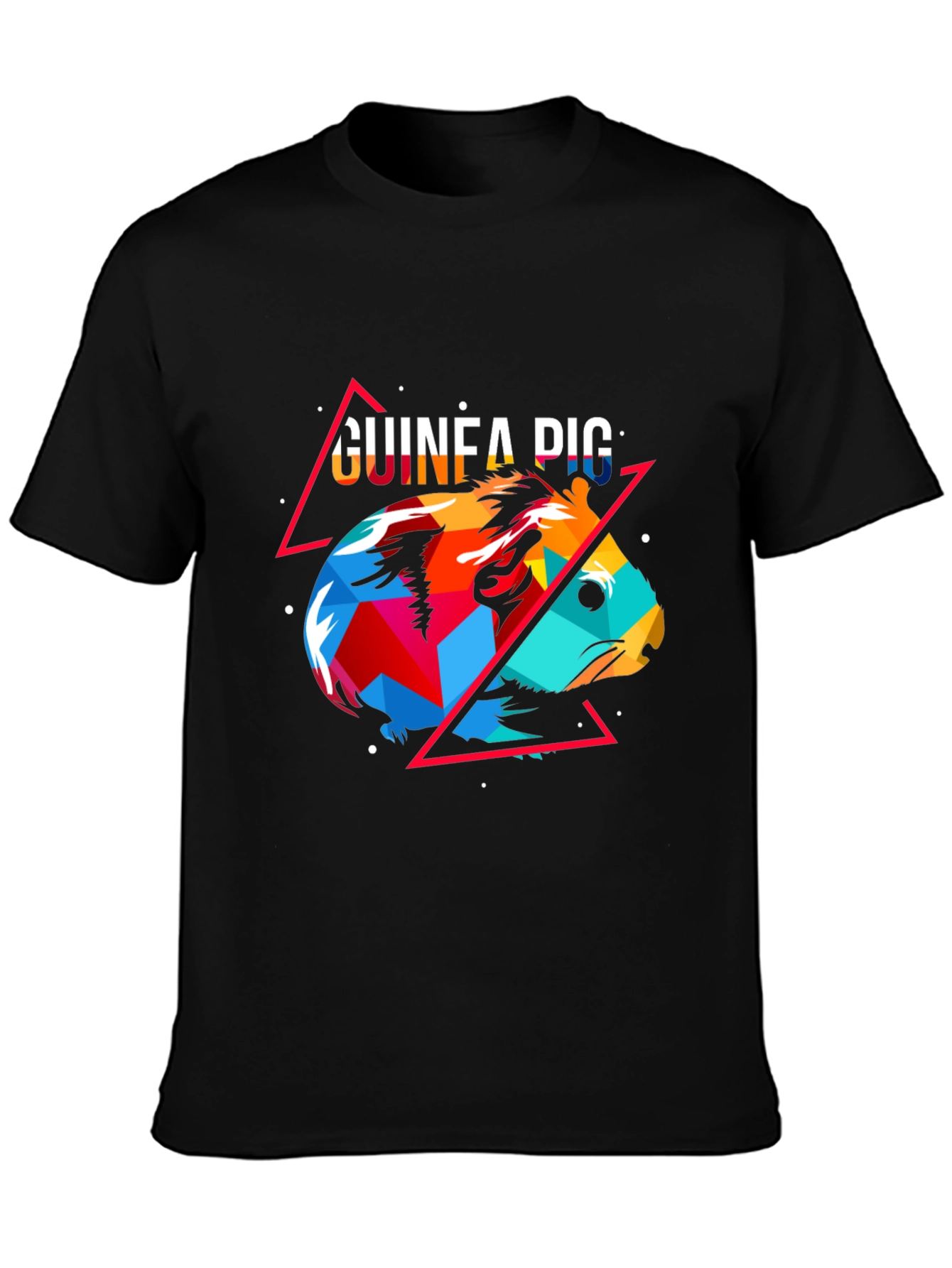 Geometric Guinea Pig Graphic Tee
