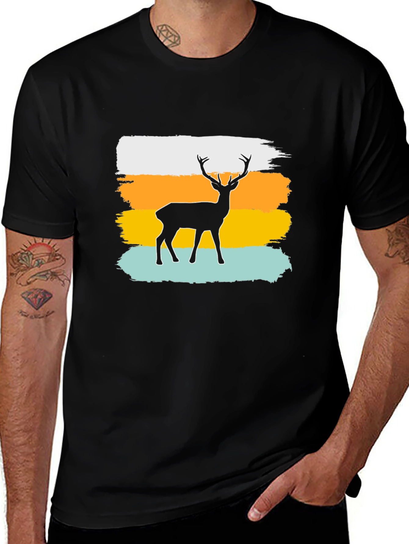 Deer Silhouette Graphic Tee