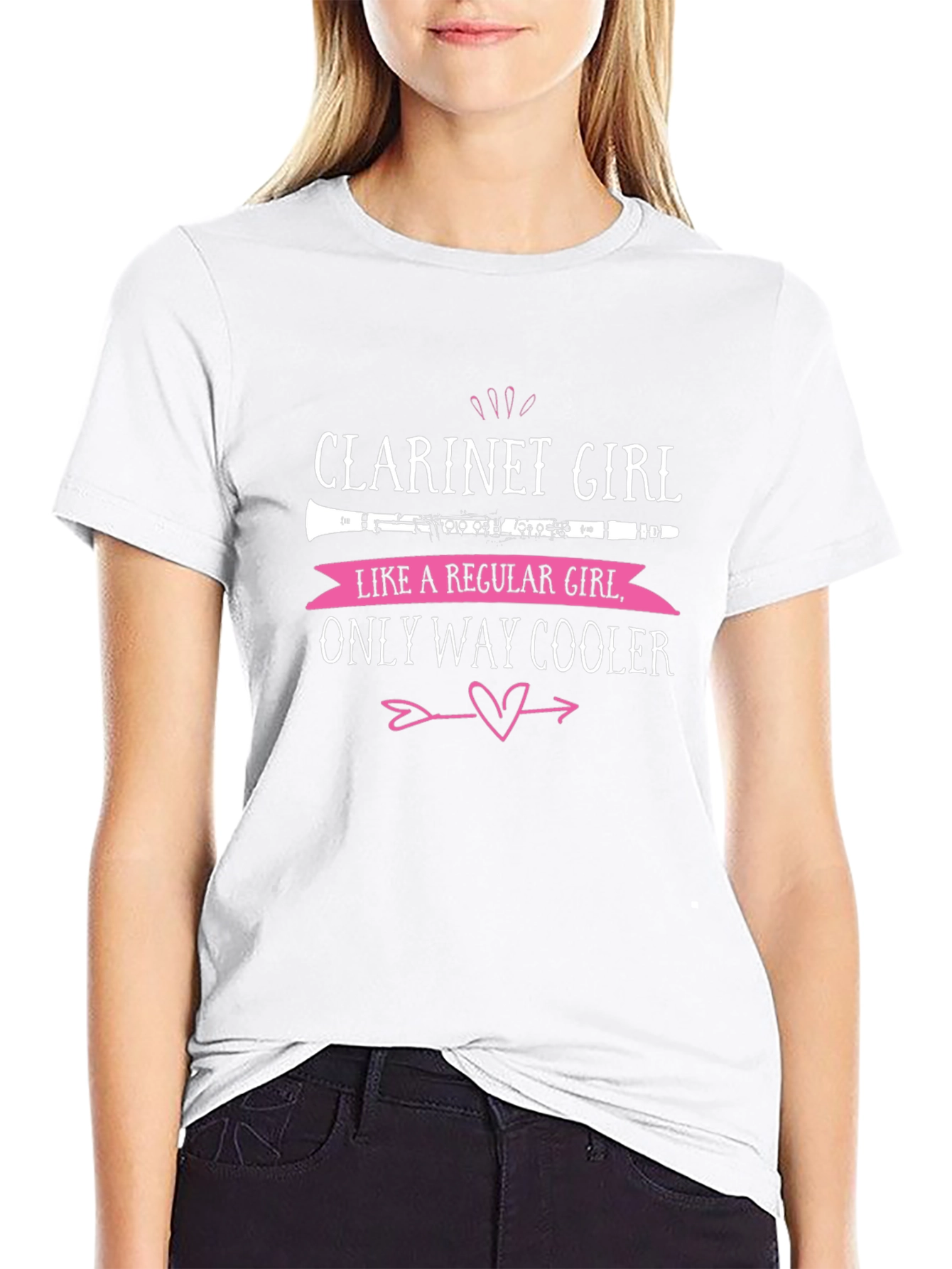Clarinet Girl T-Shirt - Musician Tee