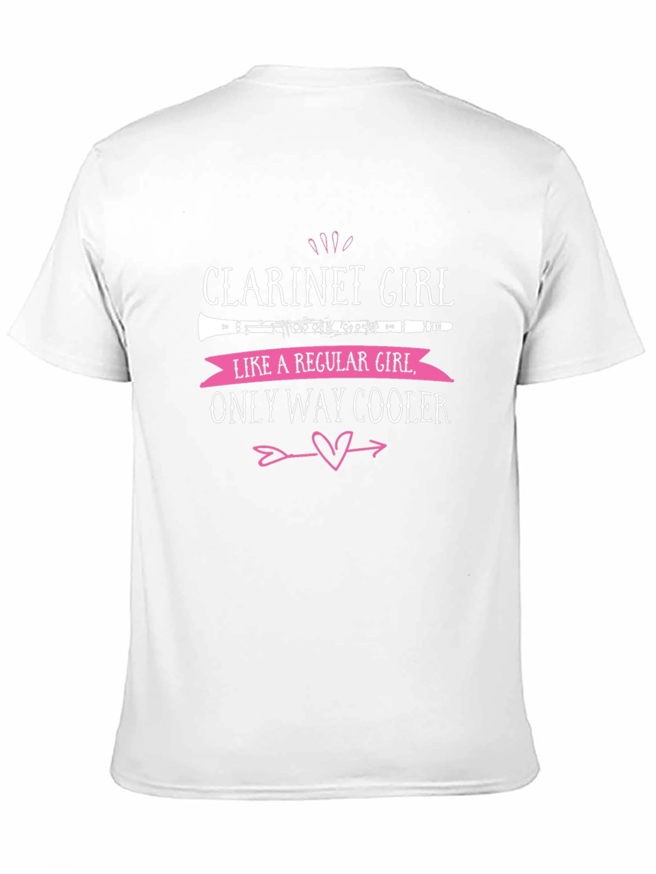 Clarinet Girl T-Shirt - Musician Tee
