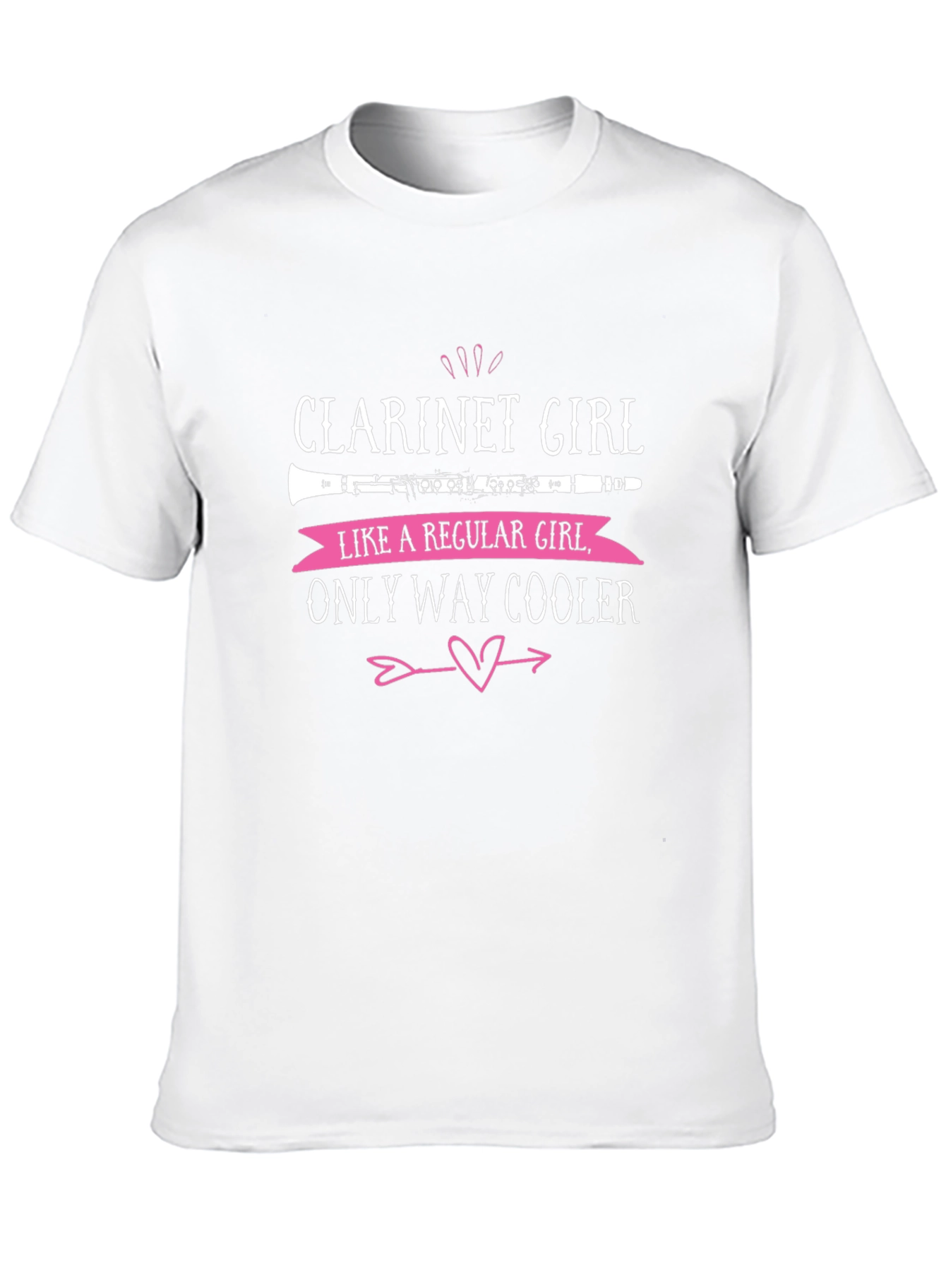 Clarinet Girl T-Shirt - Musician Tee