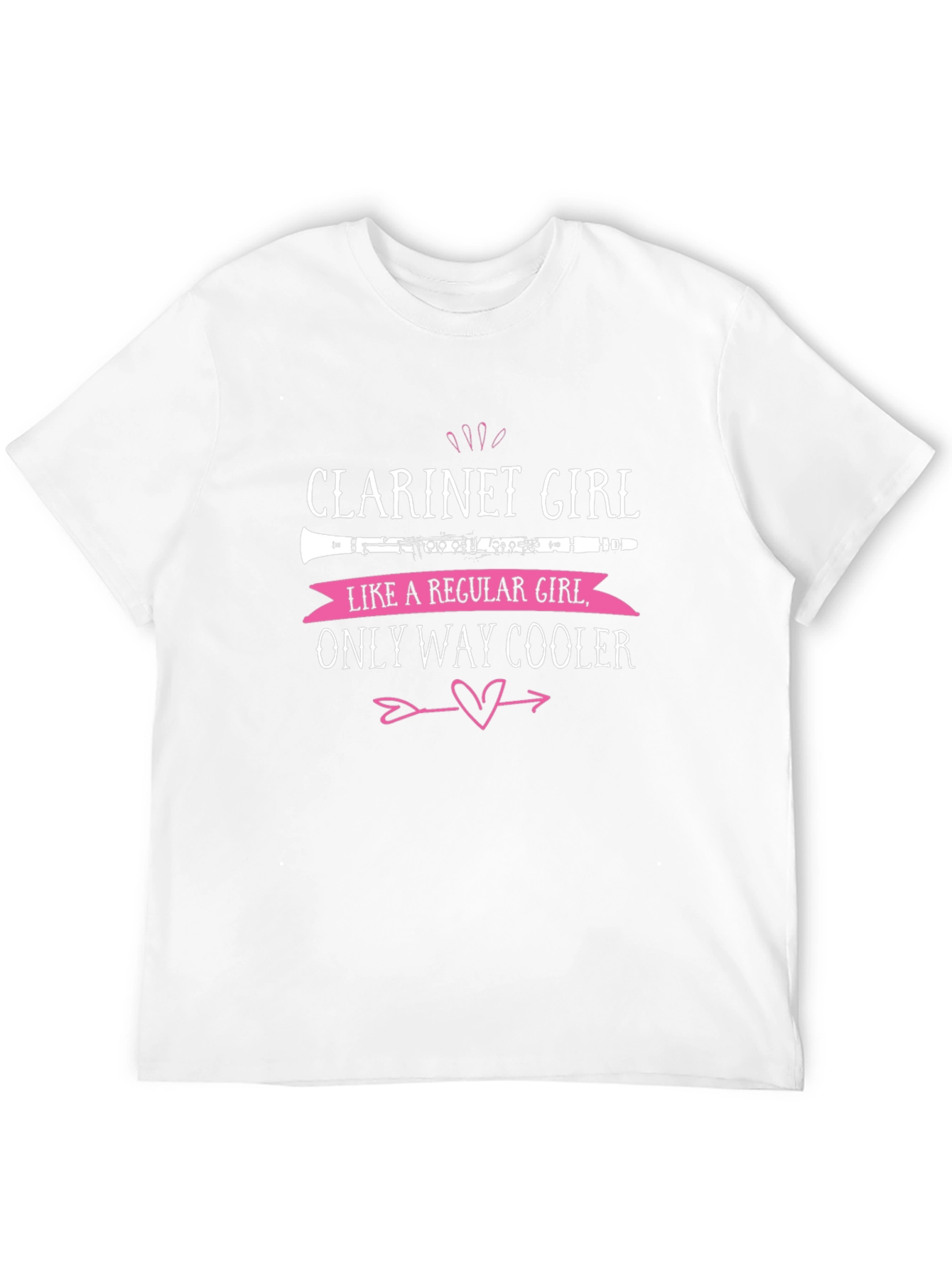 Clarinet Girl T-Shirt - Musician Tee