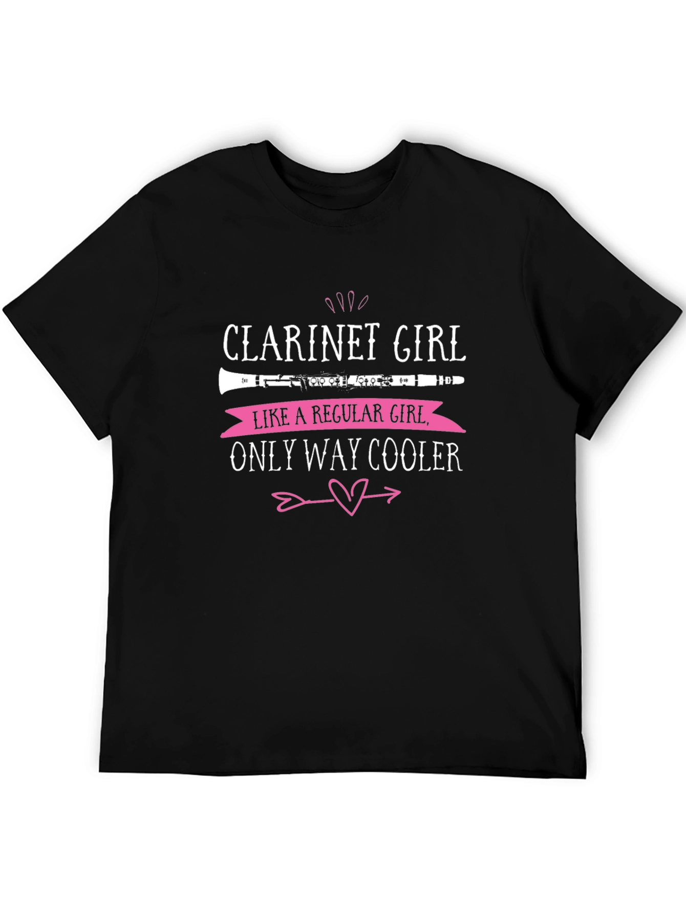 Clarinet Girl T-Shirt - Musician Tee