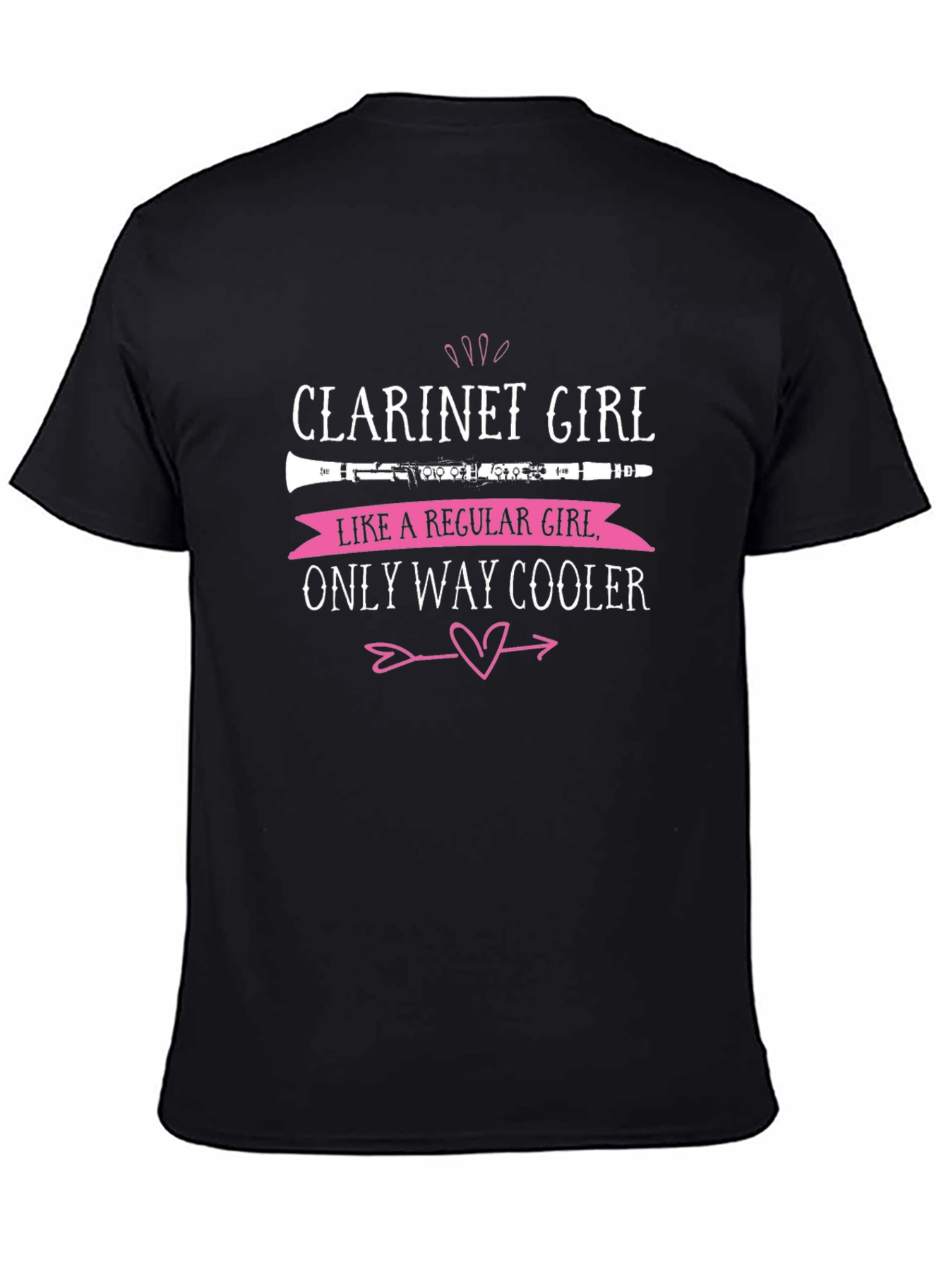 Clarinet Girl T-Shirt - Musician Tee