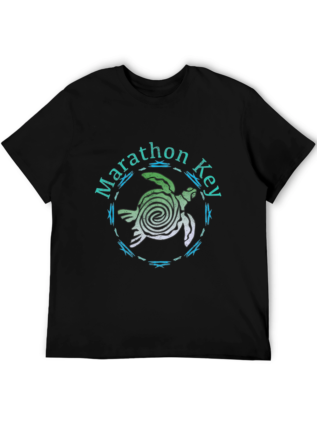 Marathon Key Turtle Graphic T-Shirt