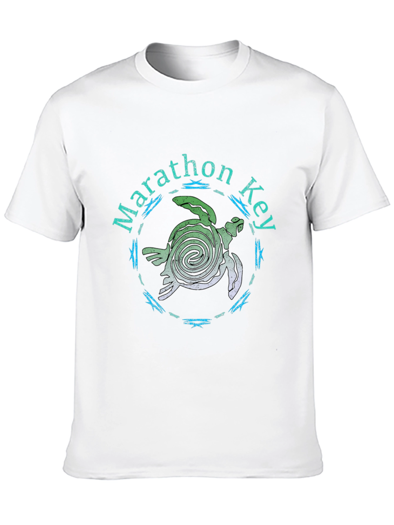 Marathon Key Turtle Graphic T-Shirt