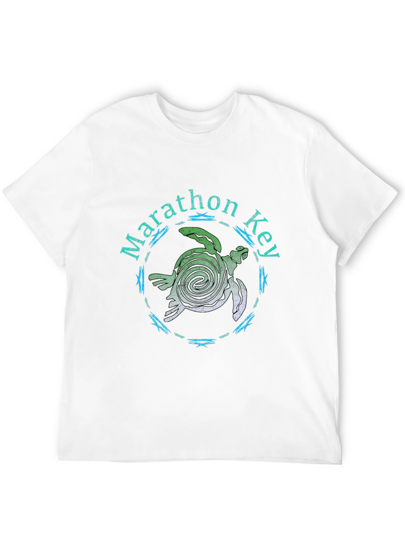 Marathon Key Turtle Graphic T-Shirt