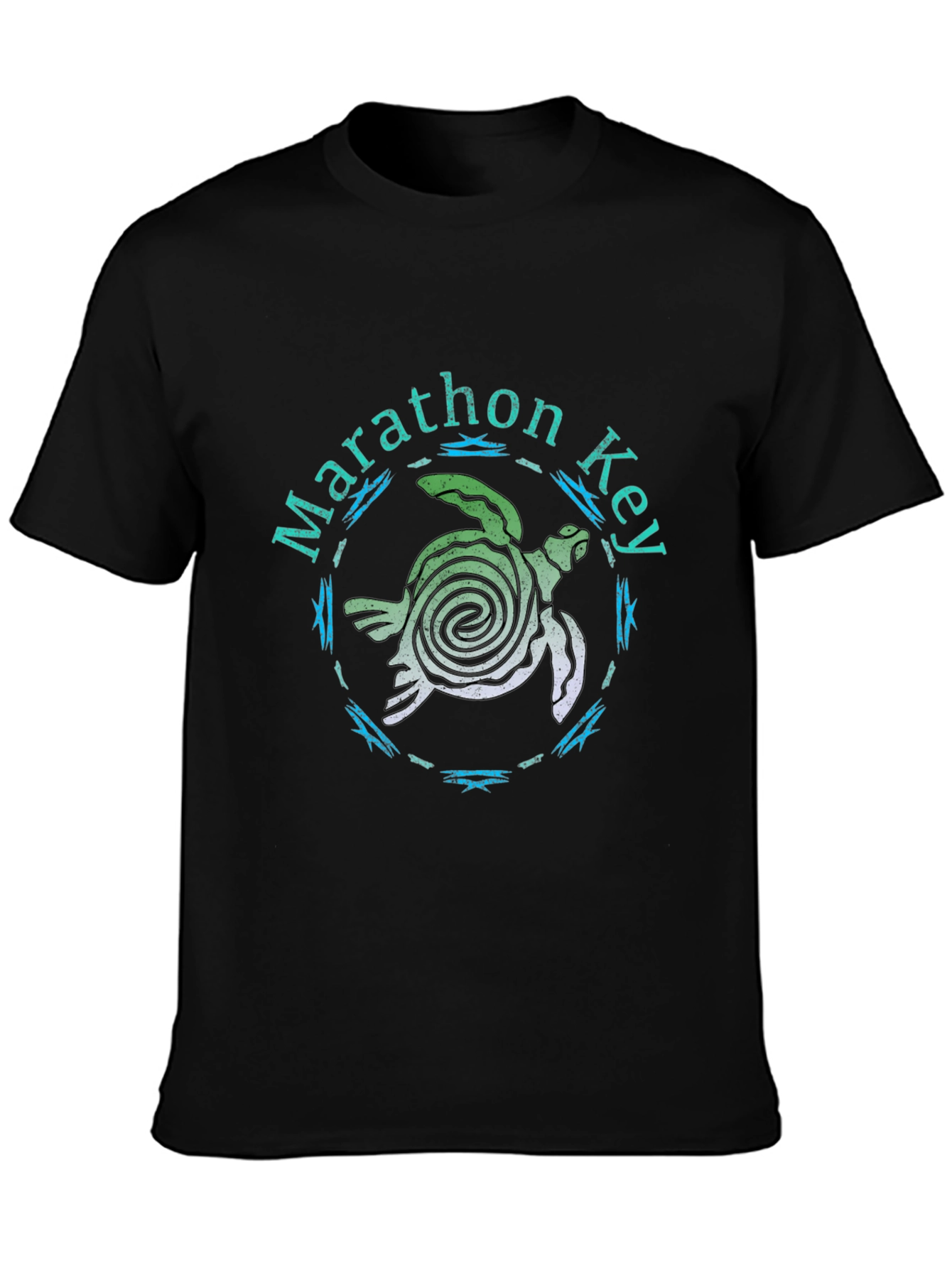 Marathon Key Turtle Graphic T-Shirt