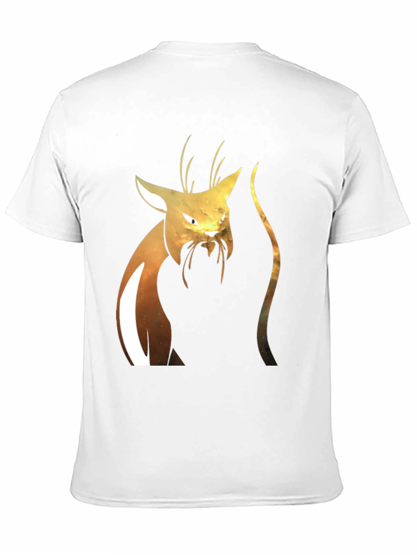 Abstract Cat Graphic T-Shirt