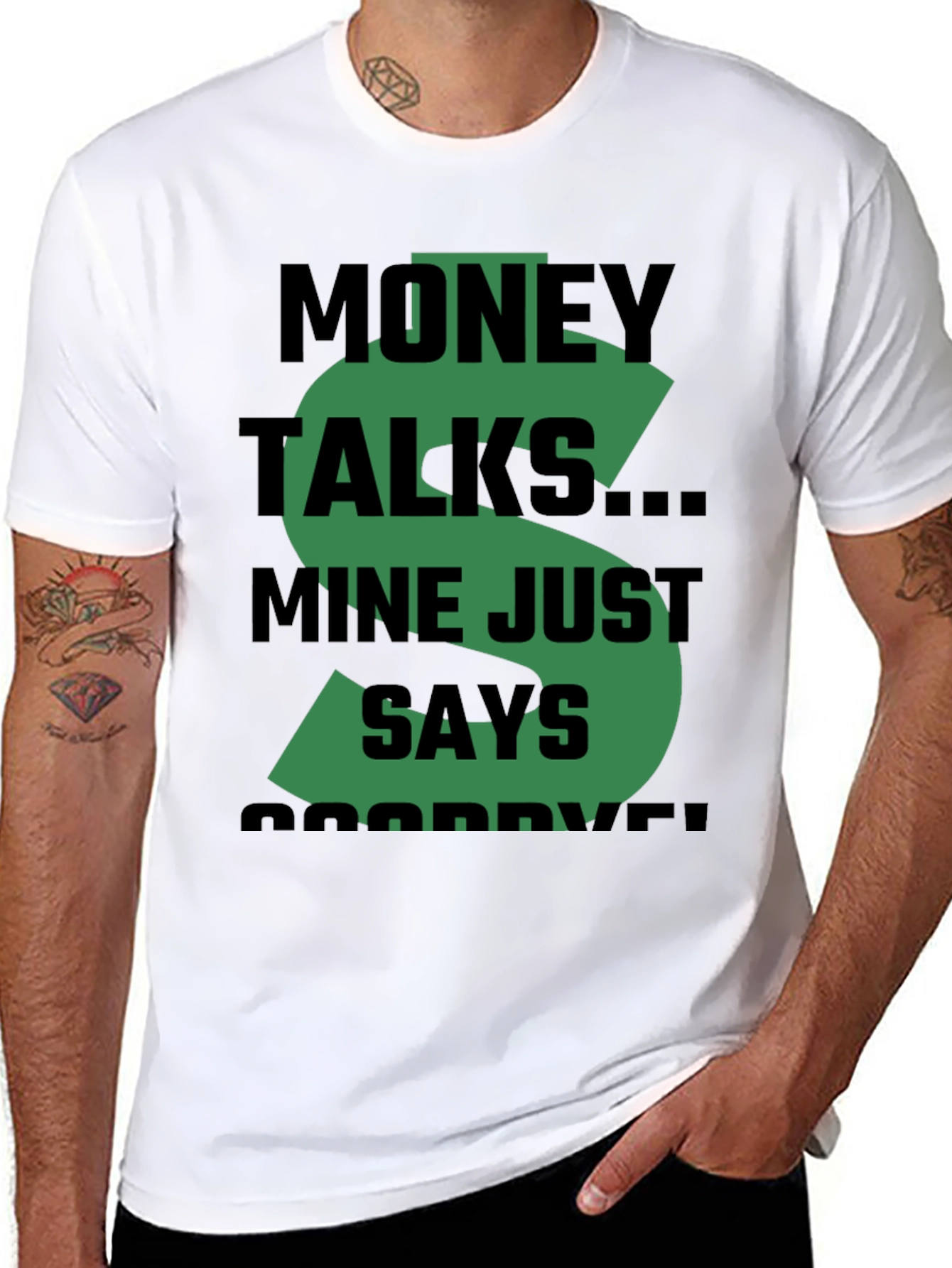 Money Talks Graphic T-Shirt