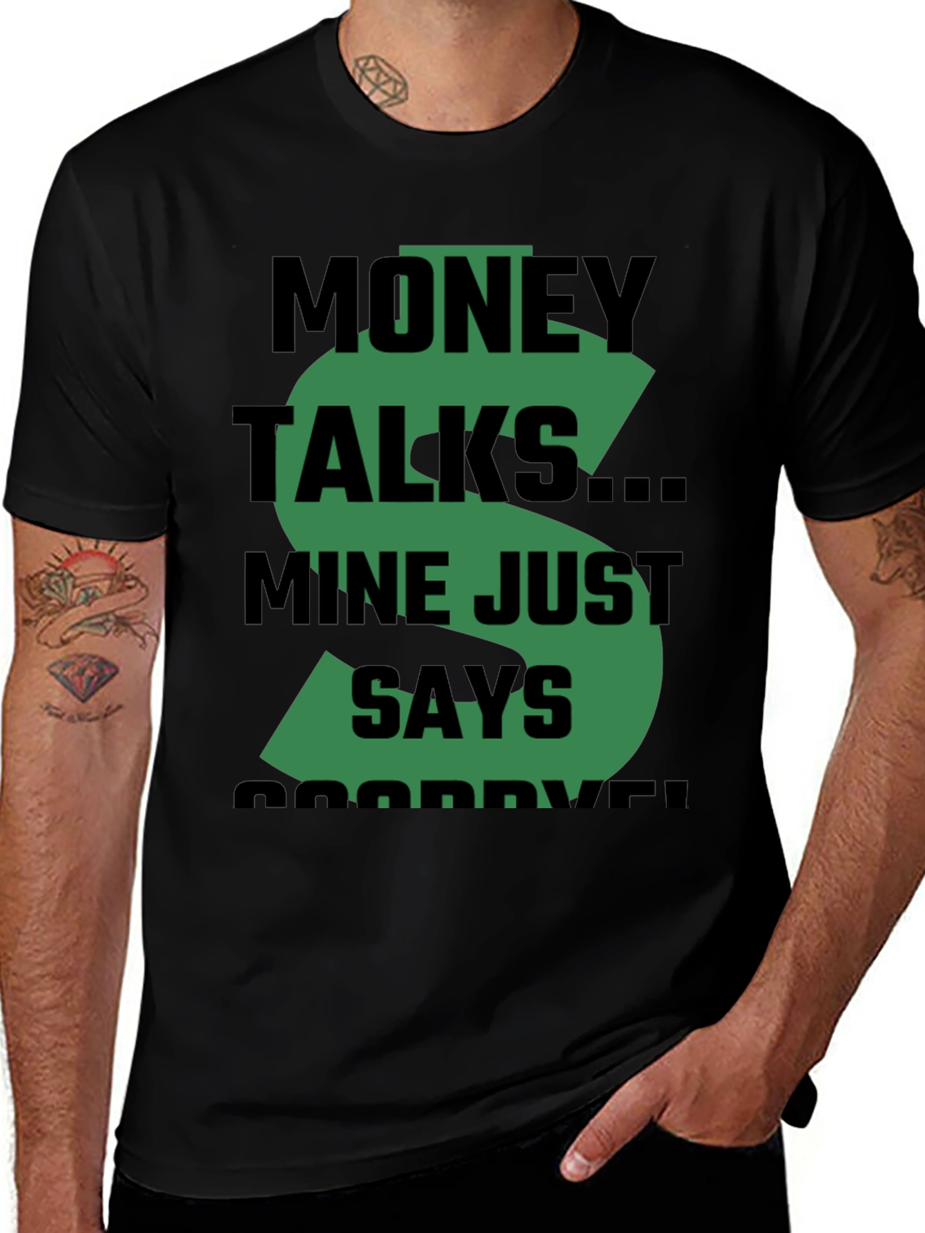 Money Talks Graphic T-Shirt
