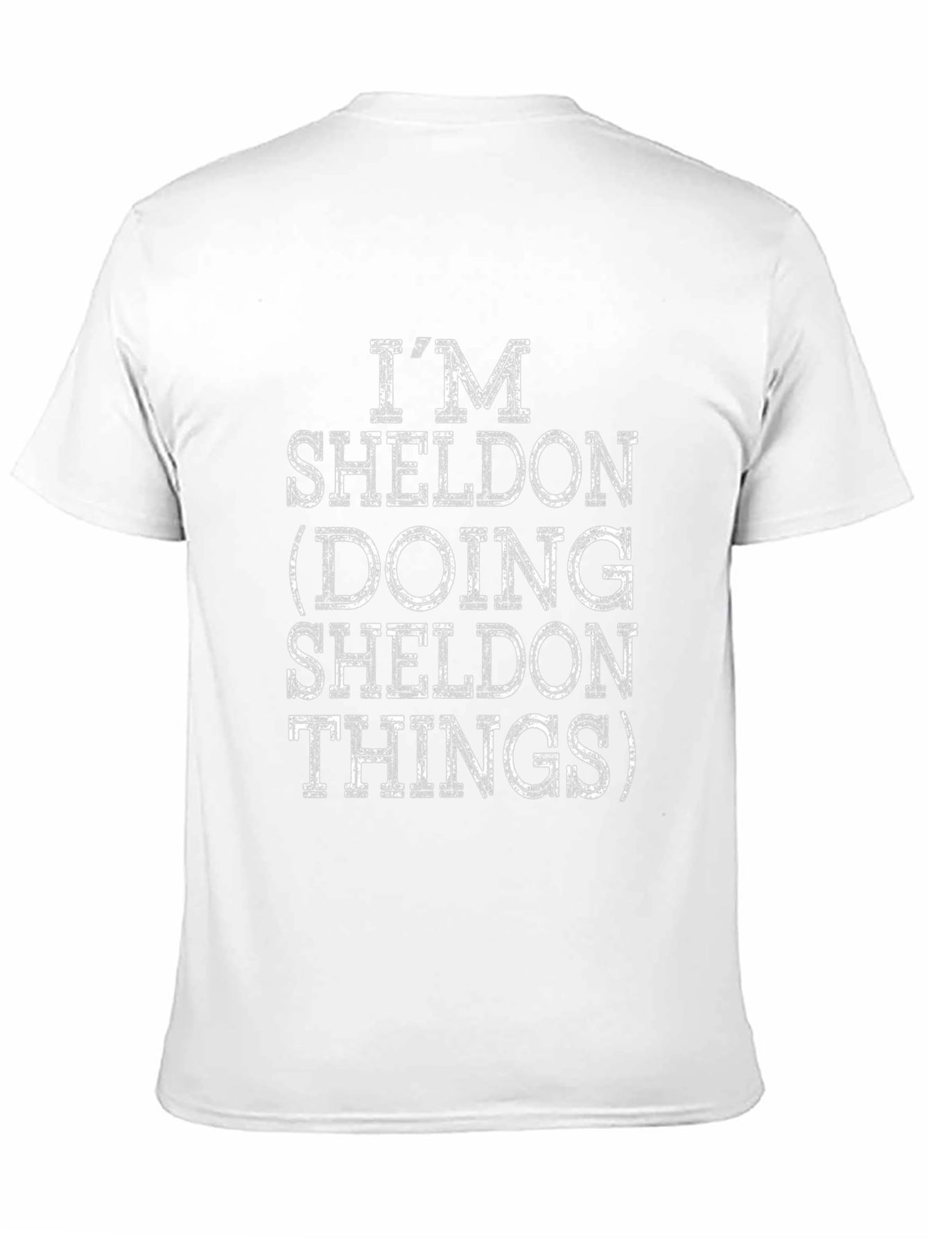 Im Sheldon Doing Sheldon Things Black T-Shirt