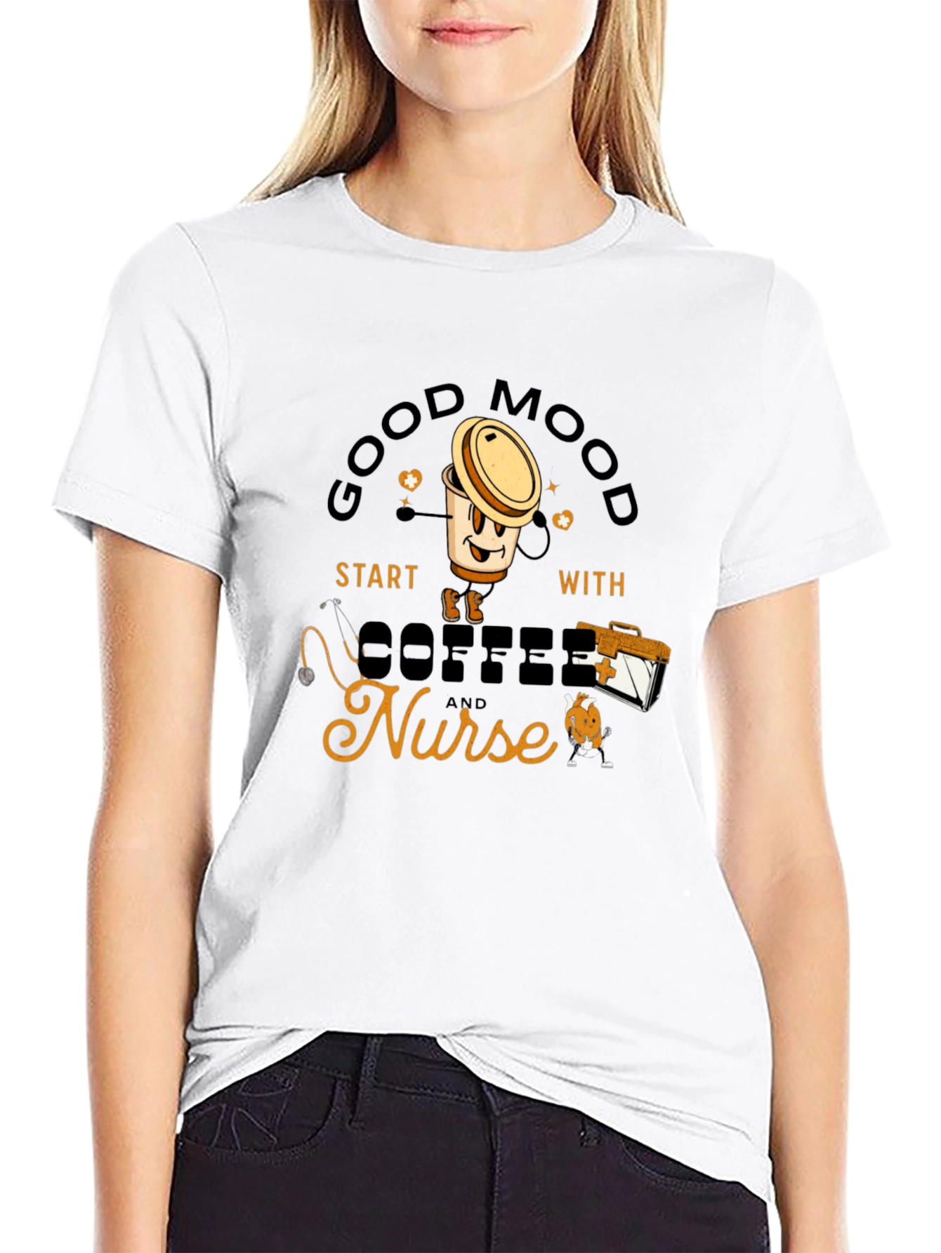 Good Mood Coffee Nurse T-Shirt