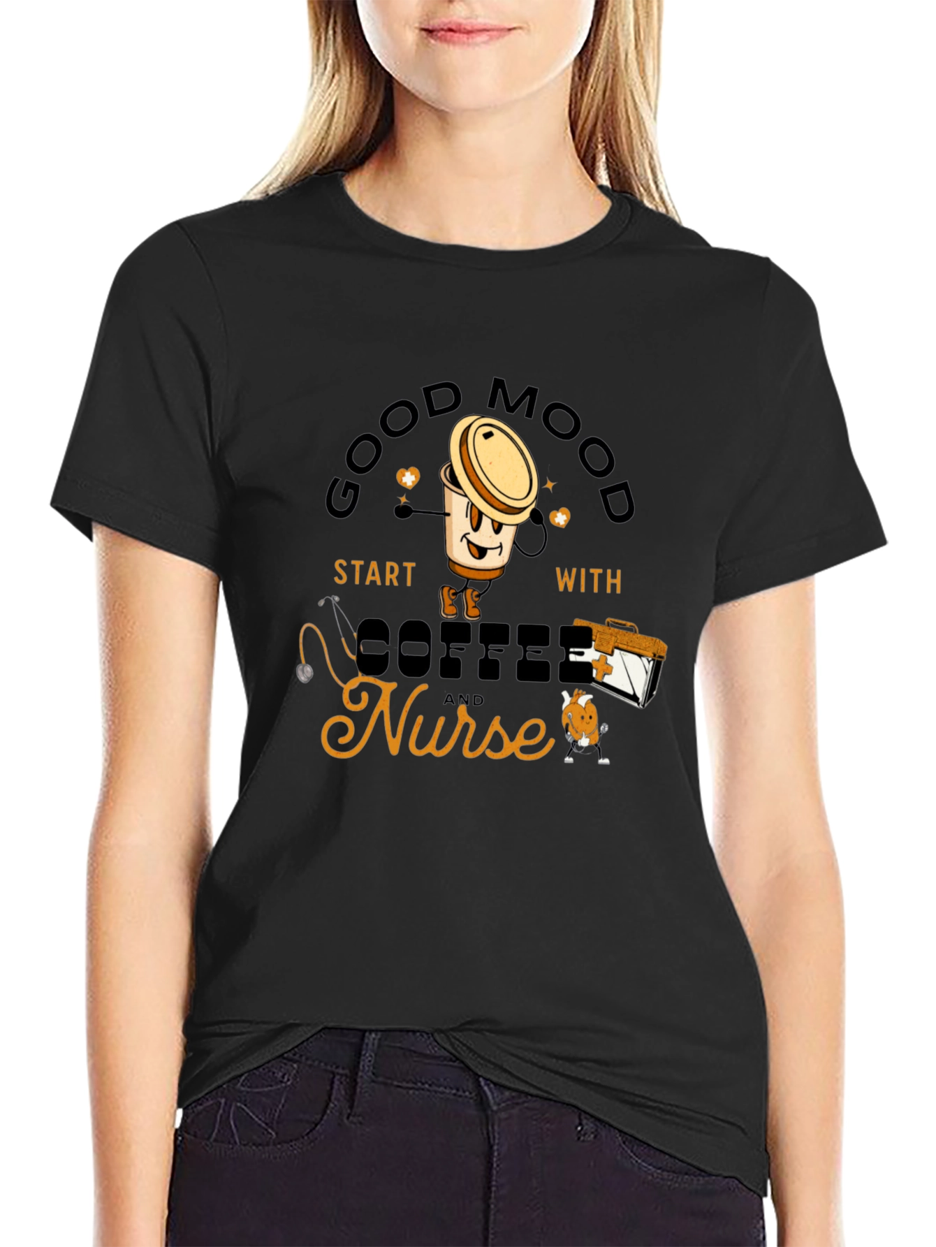 Good Mood Coffee Nurse T-Shirt