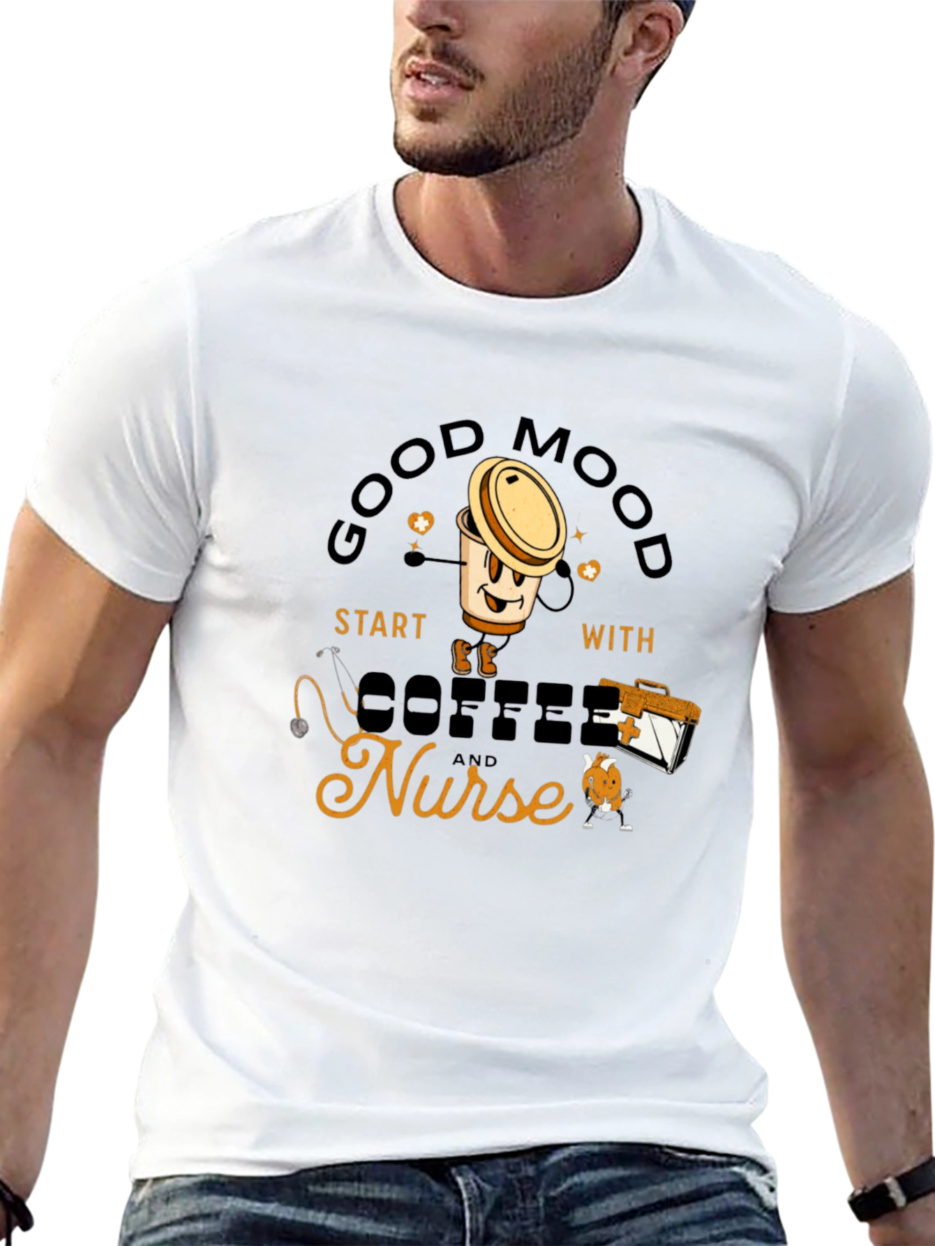 Good Mood Coffee Nurse T-Shirt
