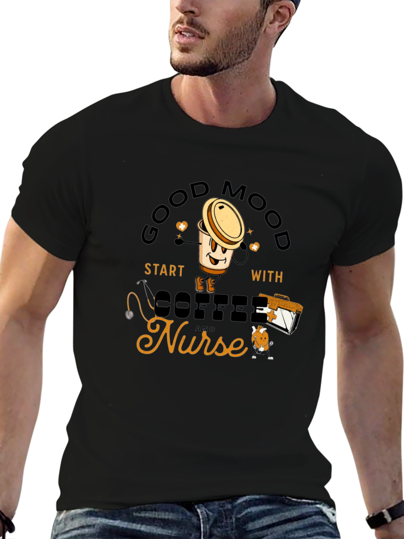 Good Mood Coffee Nurse T-Shirt