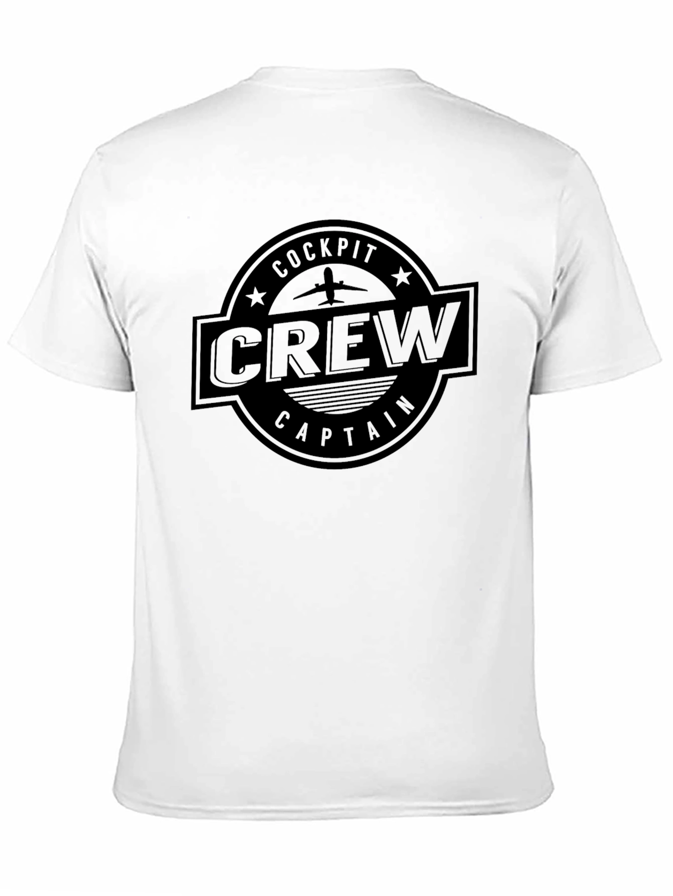 Cockpit Crew Captain Graphic Tee - Black