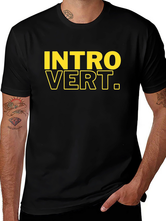 Introvert Graphic Tee - Bold Statement T-Shirt