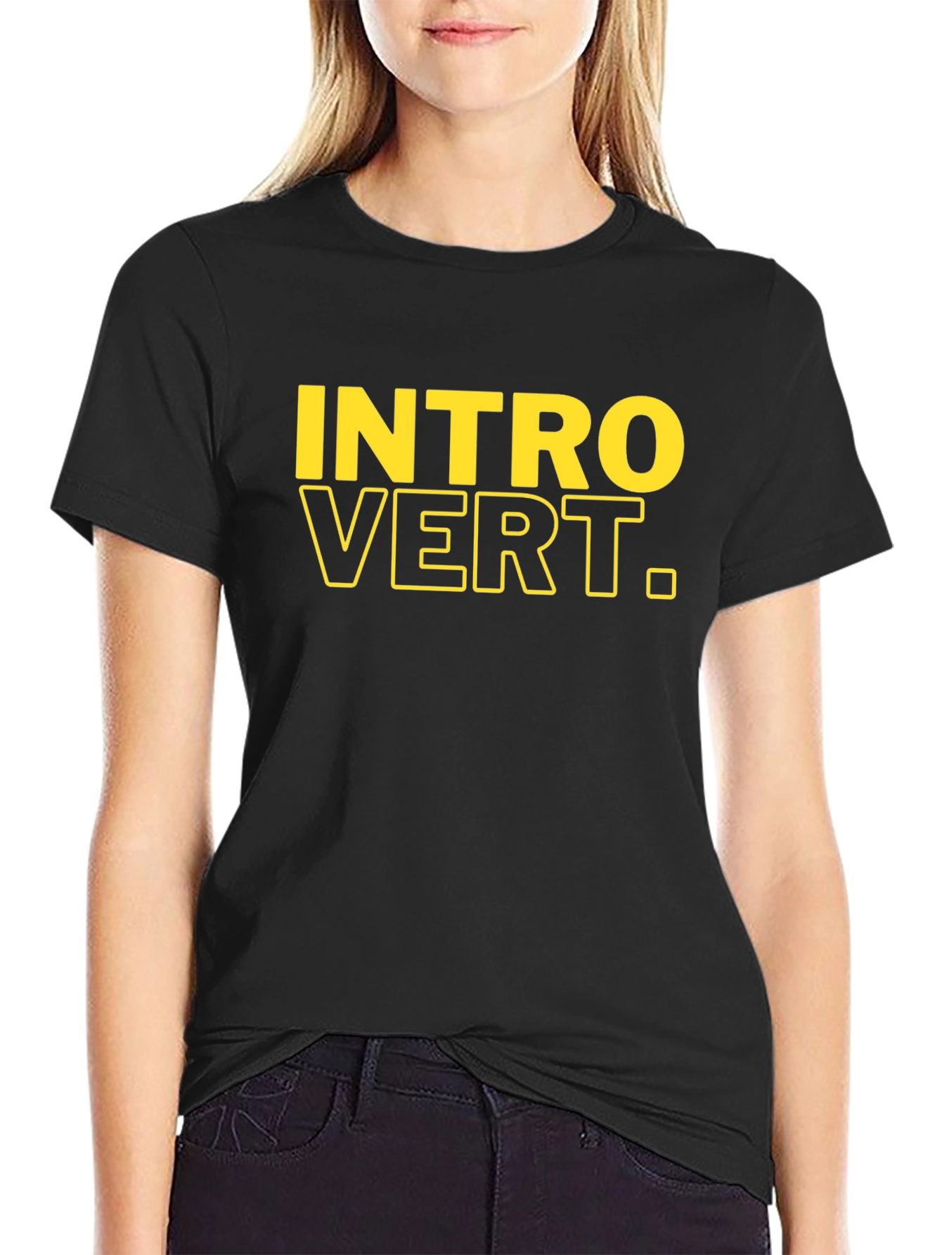 Introvert Graphic Tee - Bold Statement T-Shirt